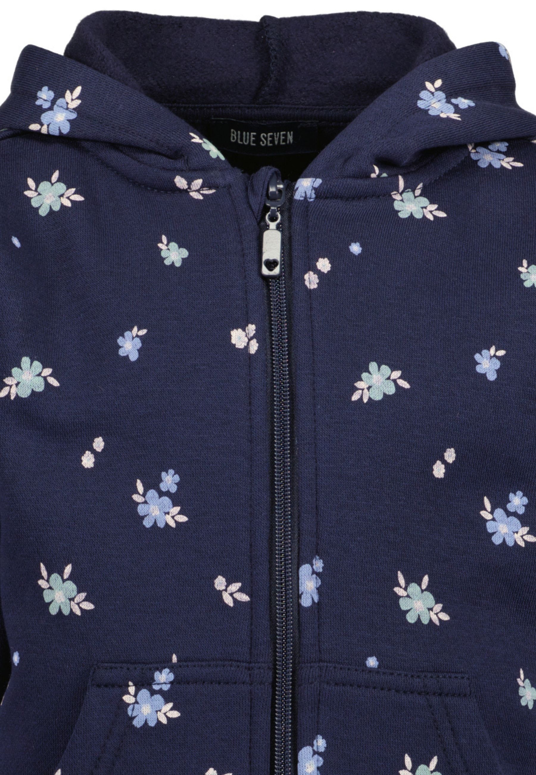 Blue Seven Kapuzensweatjacke Baumwollmischung