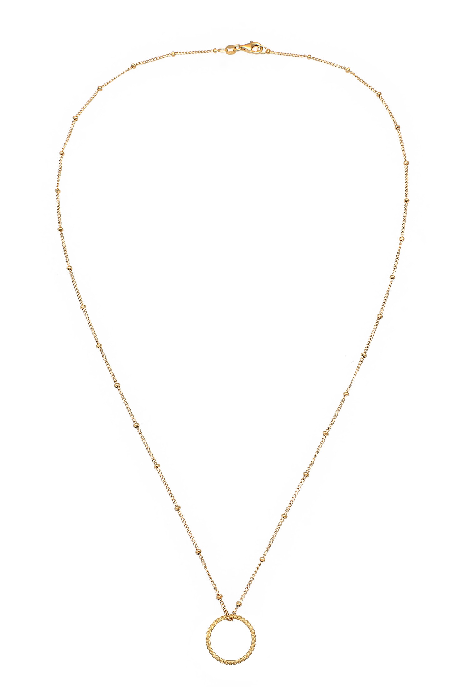Elli Lange Kette »Halskette Kreis Twisted Kugelkette 925 Silber«
