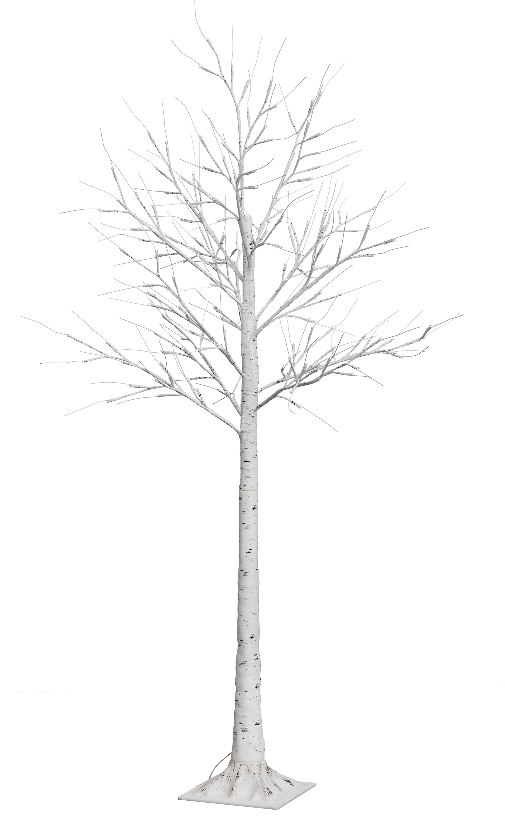 BONETTI LED Baum "Weihnachtsdeko" 1 Stk. Warmweiß Beleuchteter Deko-Baum in Birkenoptik, Höhe ca. 120 cm