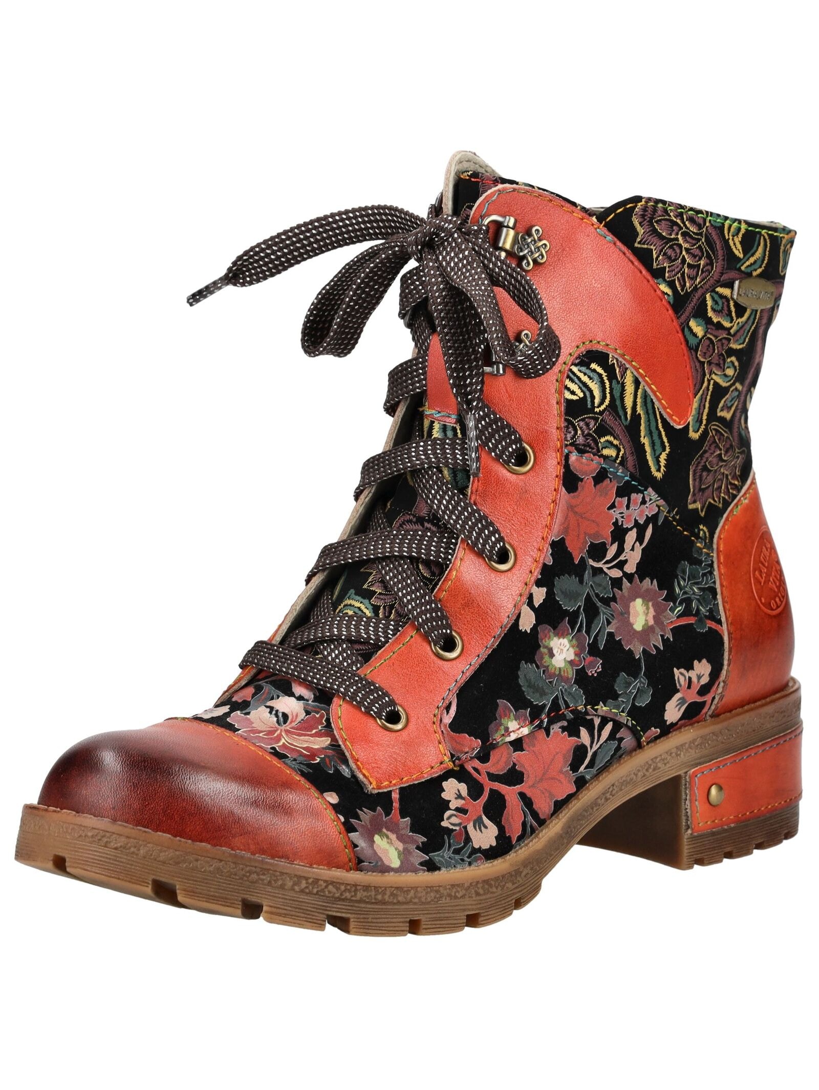 LAURA VITA Schnürstiefelette "LAURA VITA Stiefelette Leder/Textil" günstig online kaufen