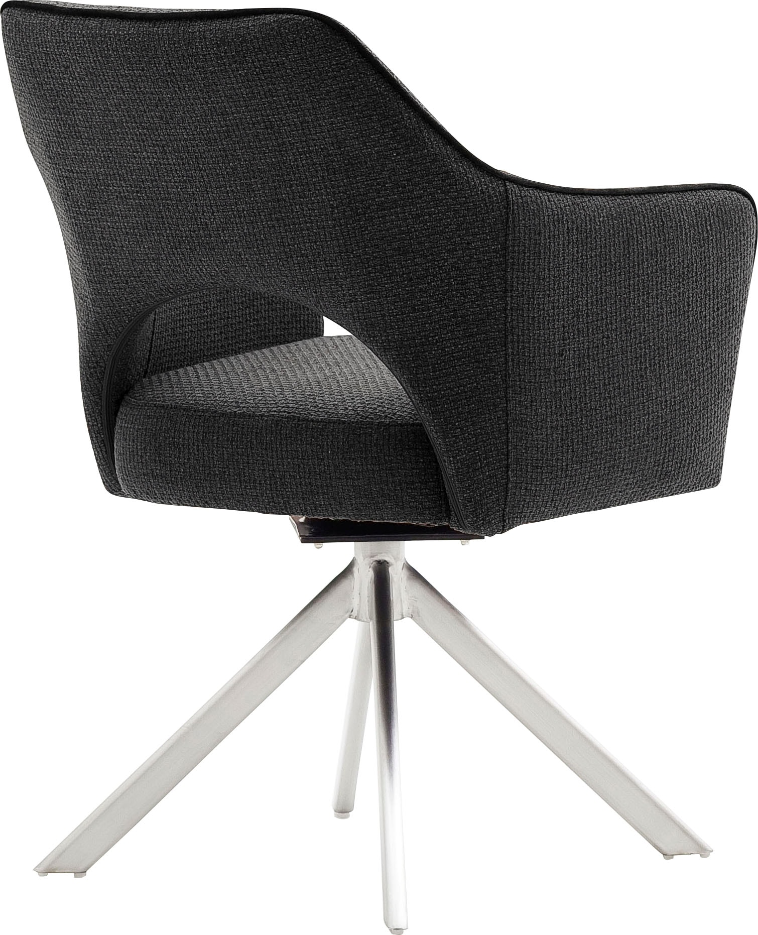 MCA furniture 4-Fußstuhl »Tonala«, (Set), 2 St., Velourstoff grob, mit  Nivellierung 180° drehbar kaufen | BAUR | 4-Fuß-Stühle