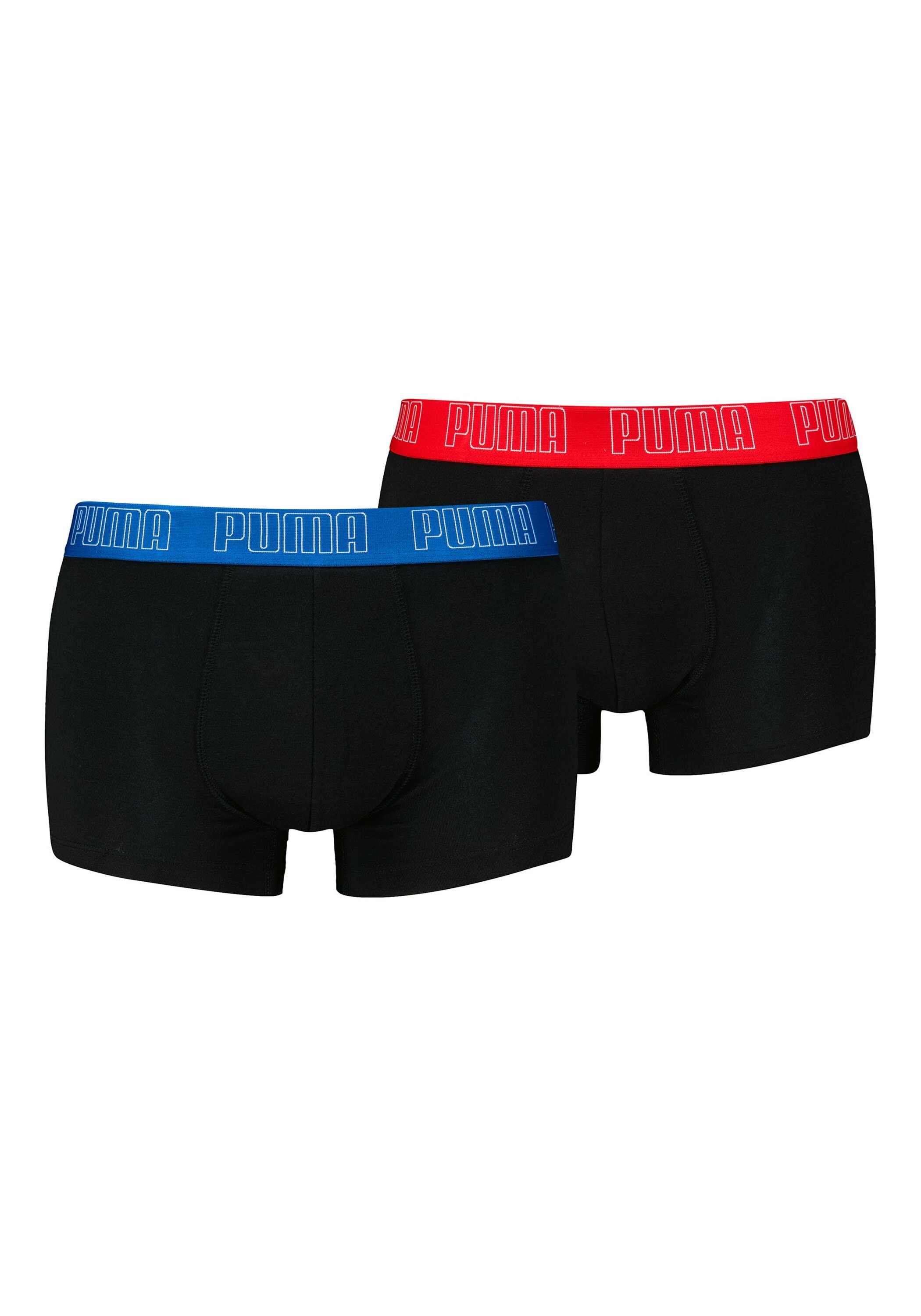 PUMA Herren Boxershorts "Boxershort 2er Pack", Gr. M, bunt, Obermaterial: 95% Baumwolle CO. 5% Elasthan EL., Unterhosen