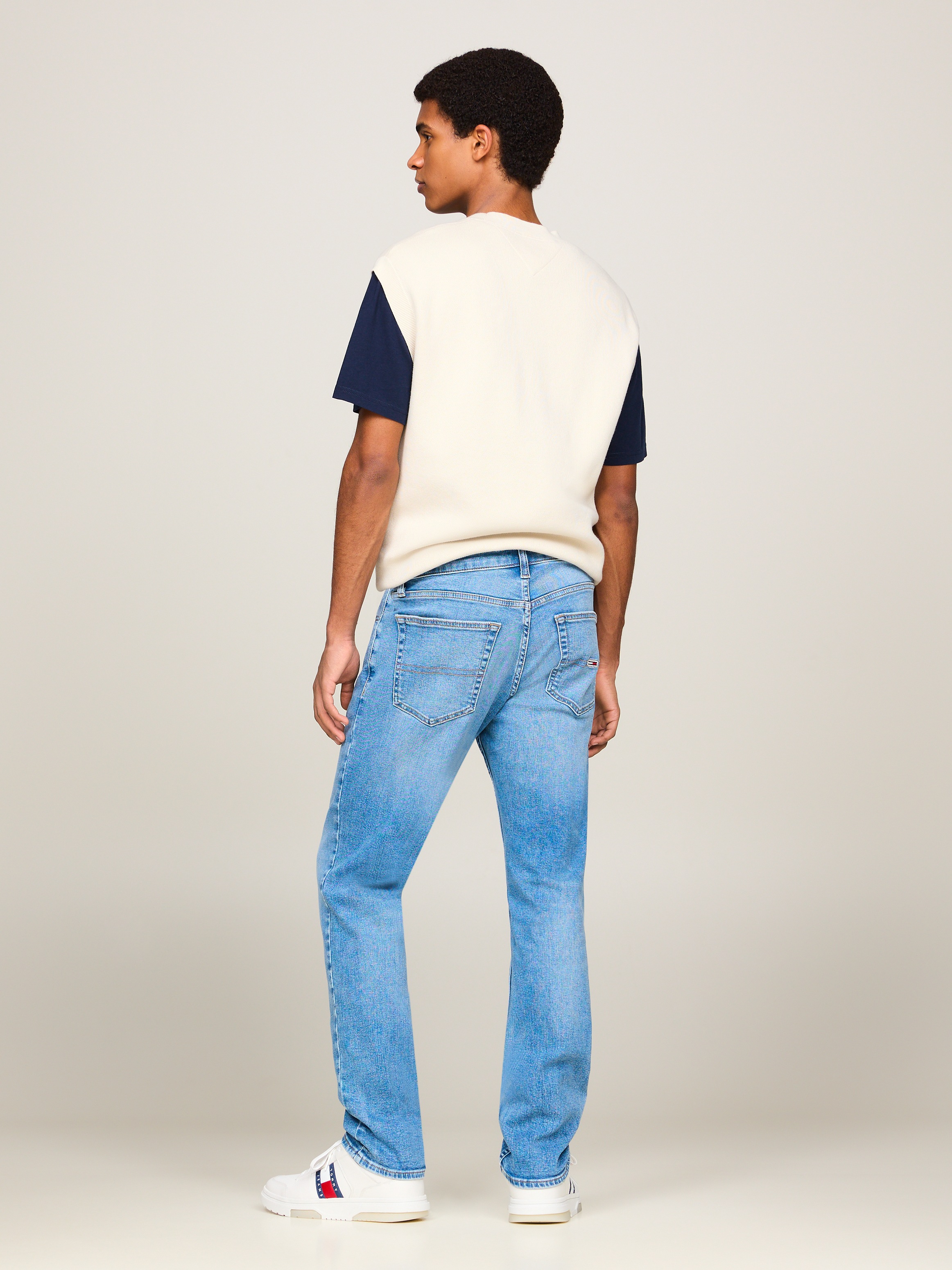 Tommy Jeans pour homme. DM0DM21052 Jean skinny bleu Scanton (38/32), Casuel, Coton, Denim 8