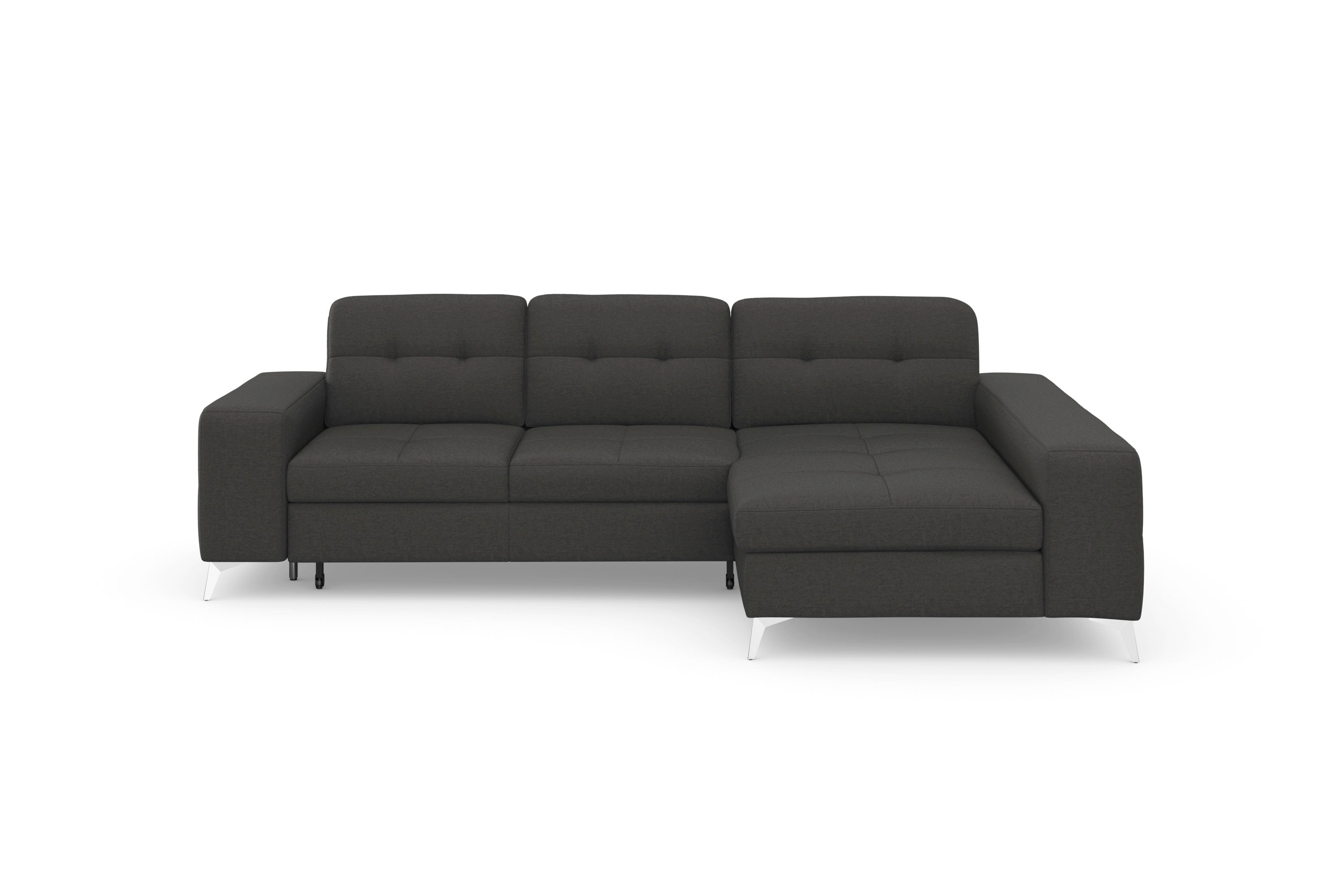 sit&more Ecksofa "Baviene L-Form" inklusive Sitztiefenverstellung & Federkern, optional Schlaffunktion