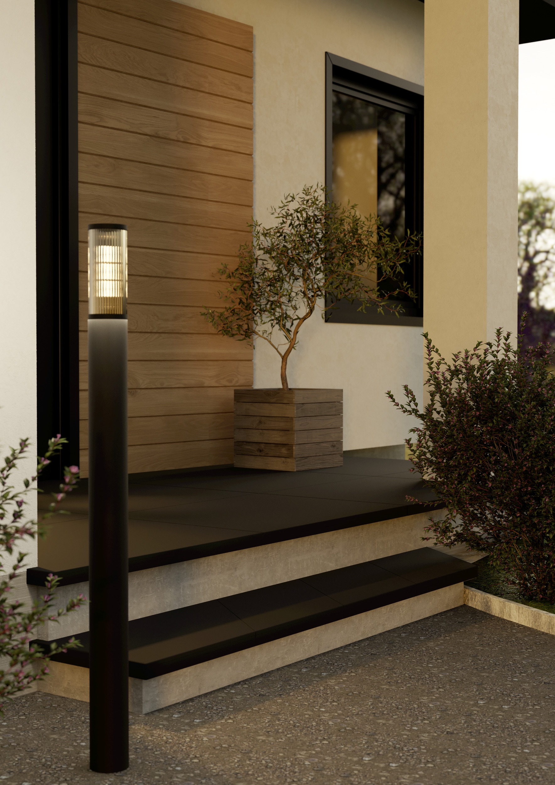 EGLO Stehlampe »SALLE Stehlampe - Alu, Kunststoff - E27 - 1X15W - IP54« E27 1 Stk.