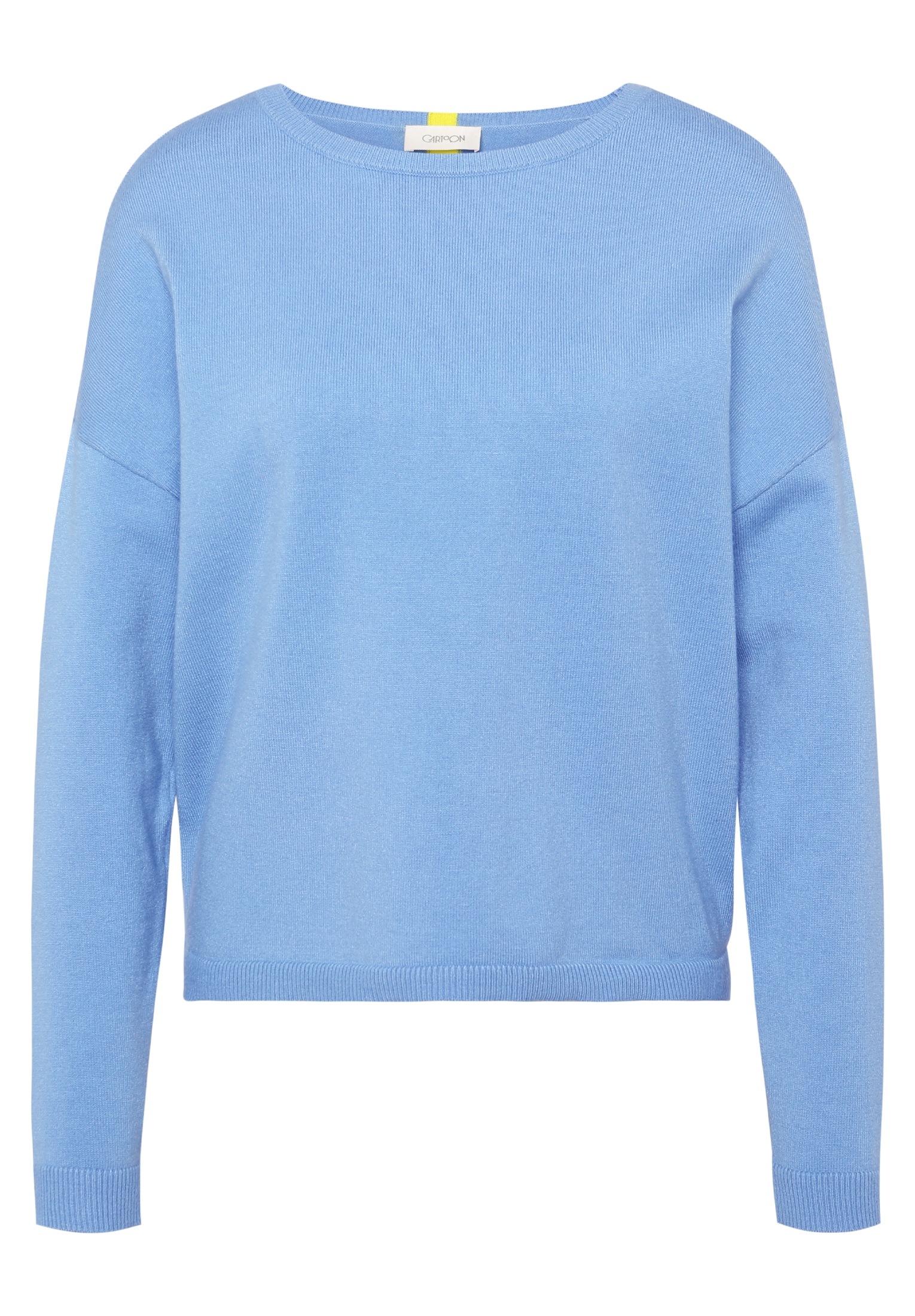 Cartoon Strickpullover »Cartoon Strickpullover mit Rundhalsausschnitt«, Color Blocking