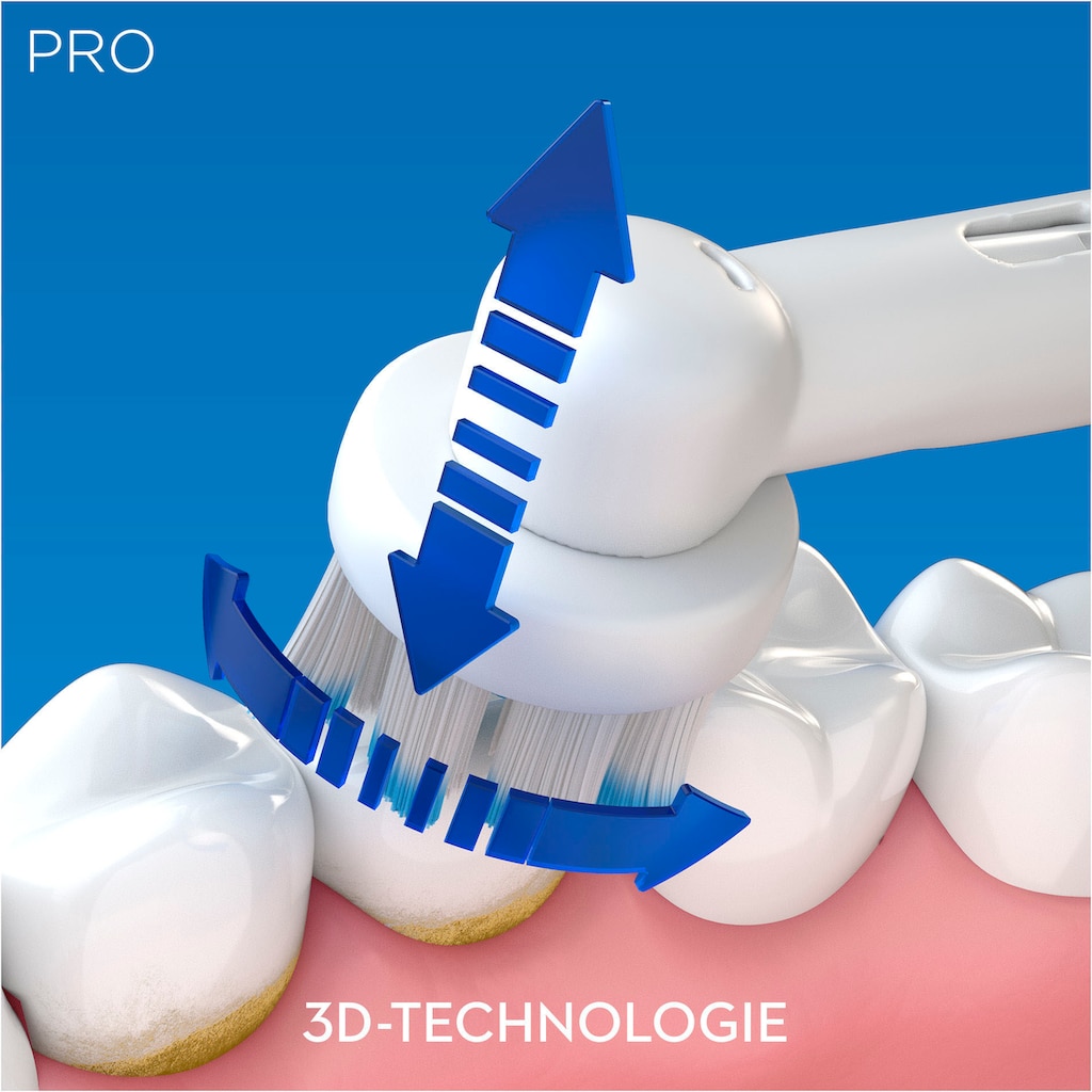 Oral-B Elektrische Zahnbürste »PRO 1 200«, 1 St. Aufsteckbürsten