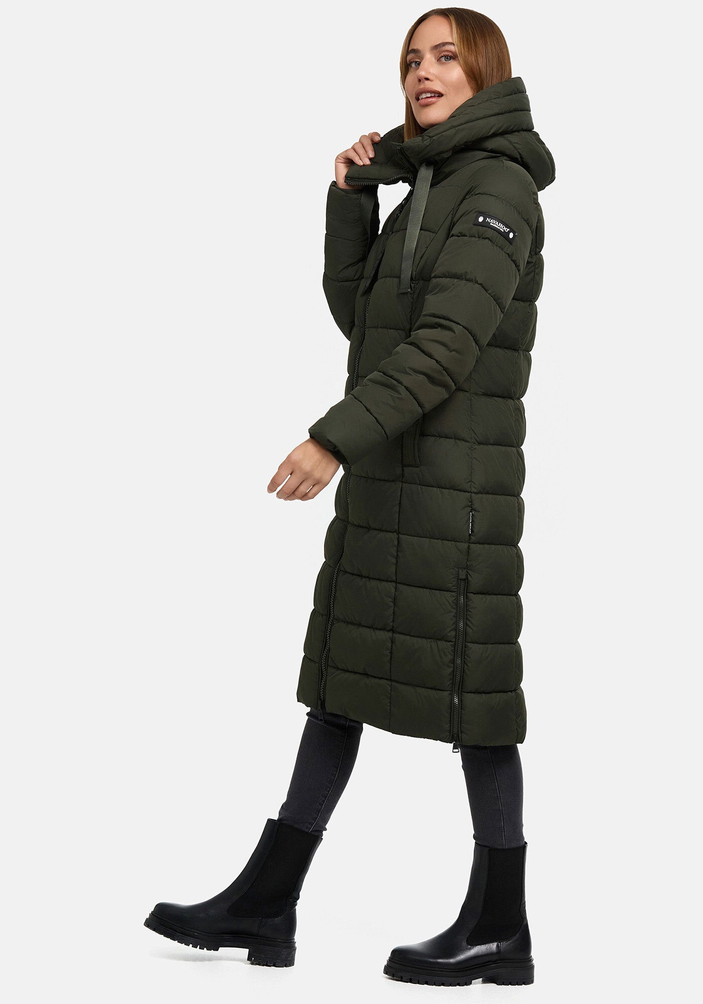 Navahoo Winterjacke »Mondmaedchen«, mit großer Kapuze