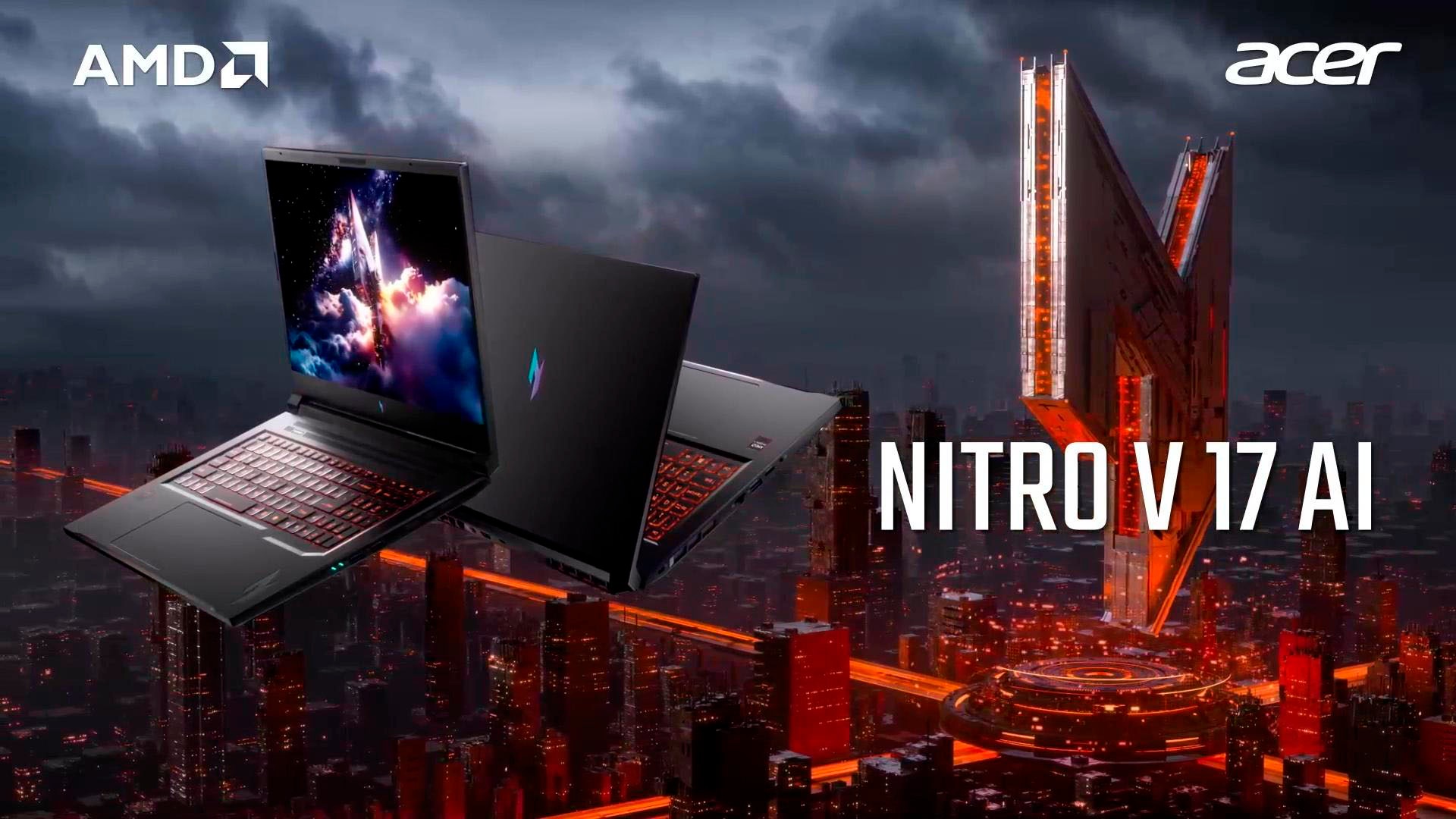 Acer Gaming-Notebook »ANV17-41 RTX 5050/5060/5070«, 43,94 cm, / 17,3 Zoll, AMD, Ryzen 7, GeForce RTX 5070, 1000 GB SSD