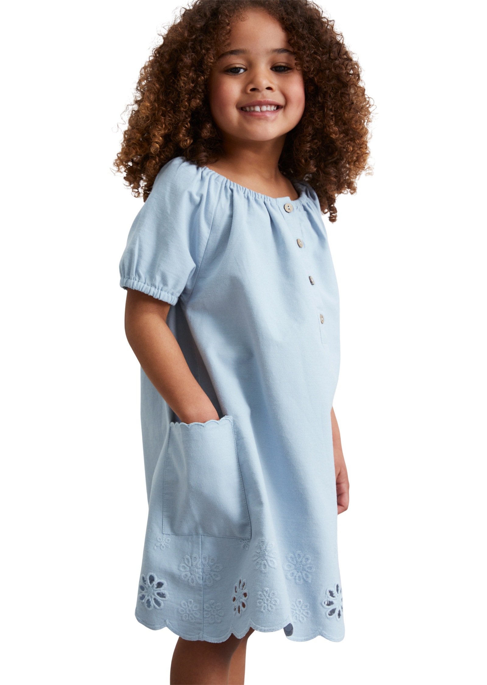 Marc O'Polo Sweatkleid »mit hübscher Stickerei«