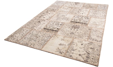 morgenland Teppich »Patchwork - 240 x 170 cm - hellbraun«, rechteckig, 7 mm Höhe,... kaufen