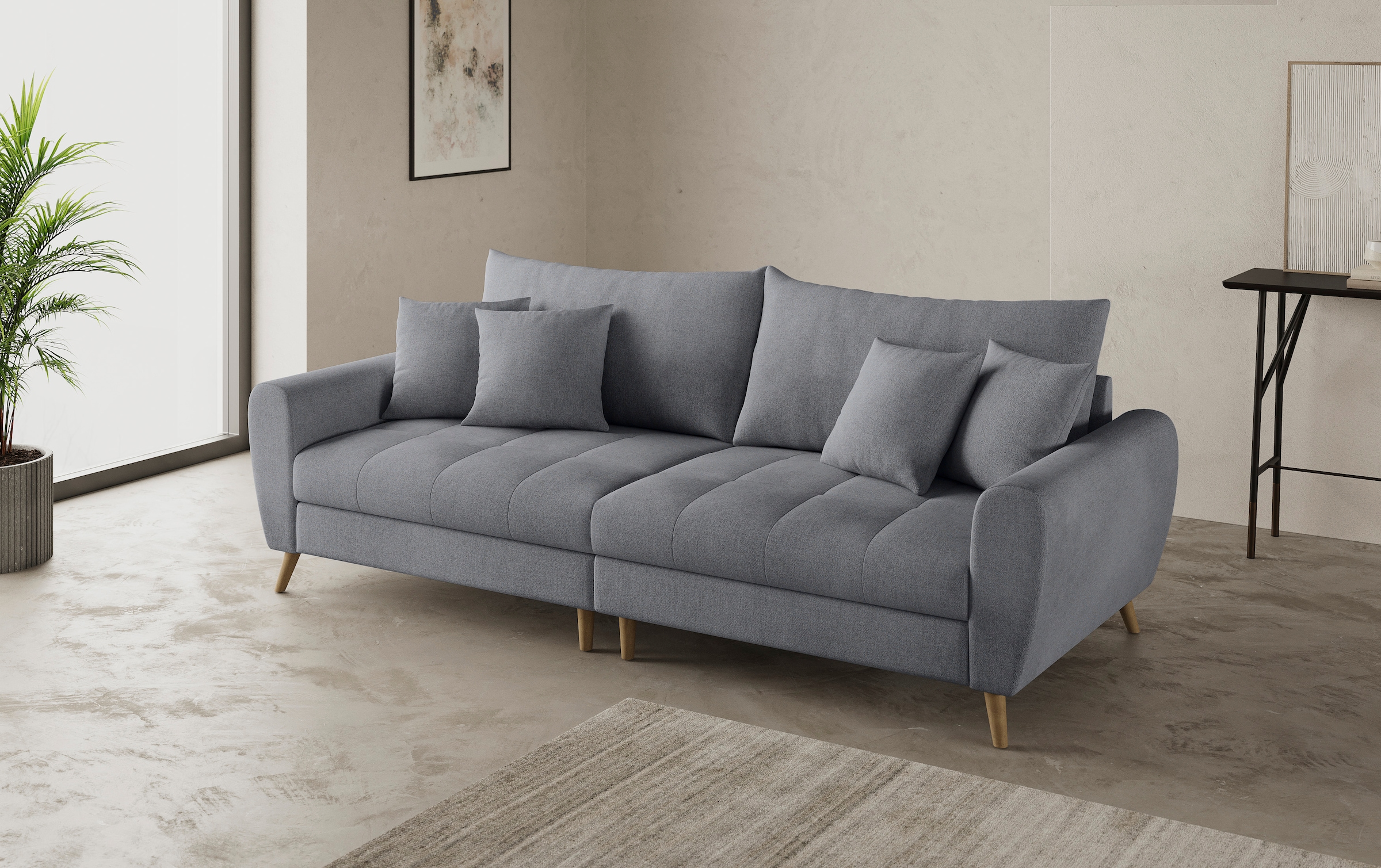 Mr. Couch Big-Sofa »Blackburn II«, Mit Kaltschaumpolsterung bis 140 kg belastbar