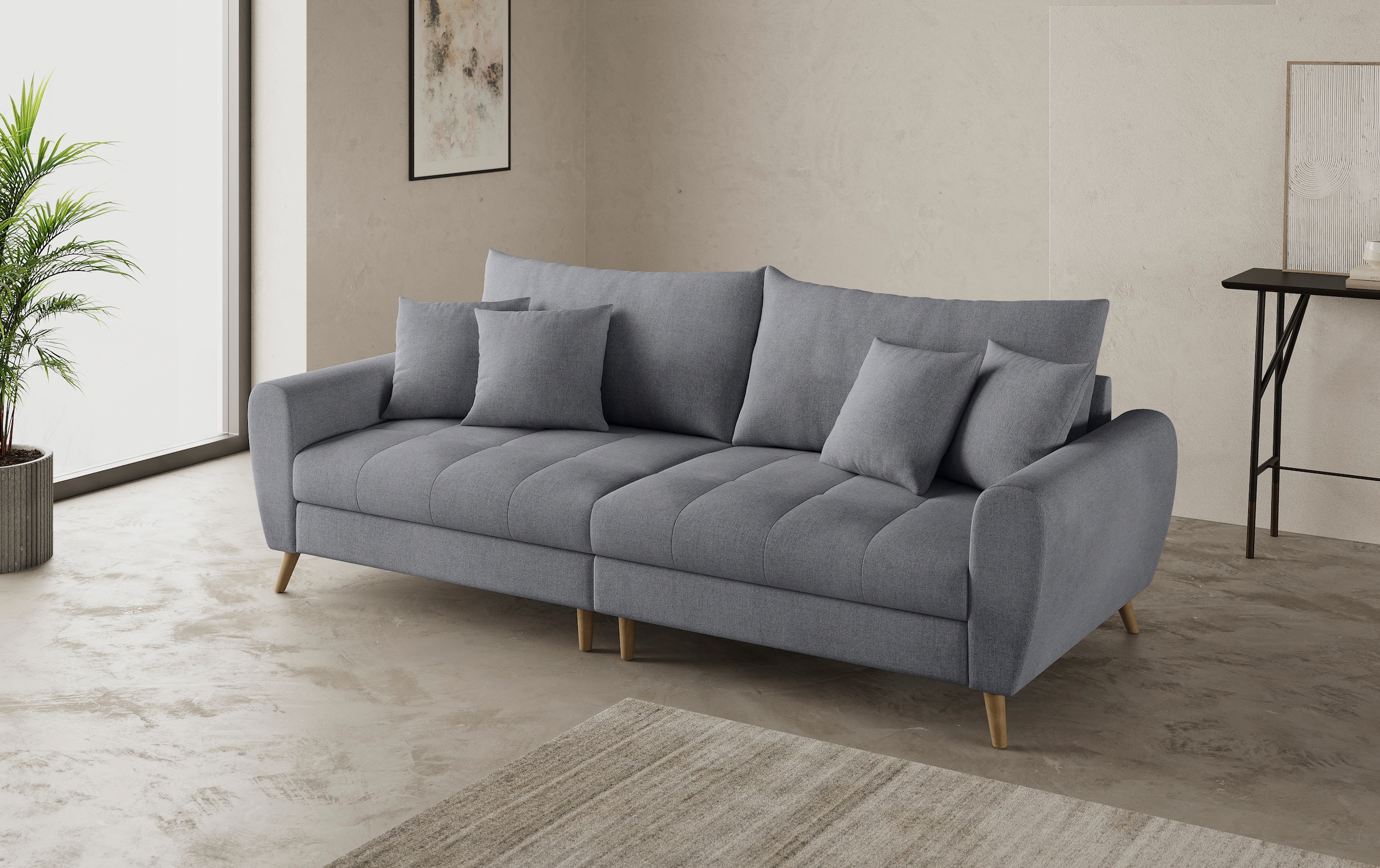 Mr. Couch Big-Sofa "Blackburn II", Mit Kaltschaumpolsterung bis 140 kg bela günstig online kaufen