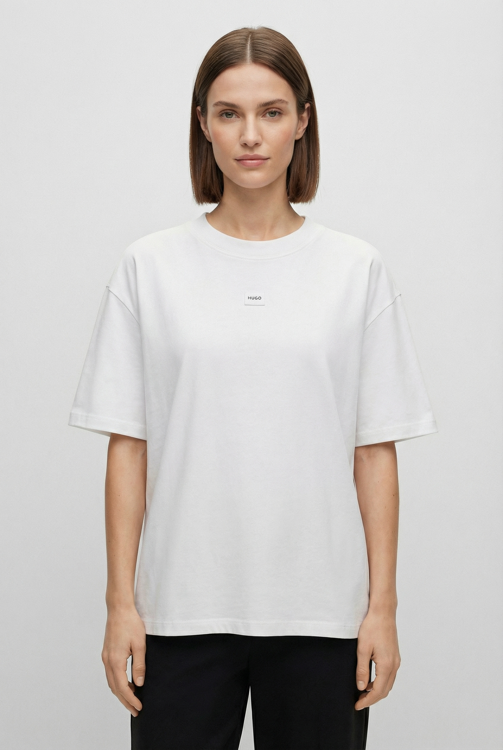 HUGO Underwear T-Shirt "Signature" normale Passofrm, Rundhals günstig online kaufen