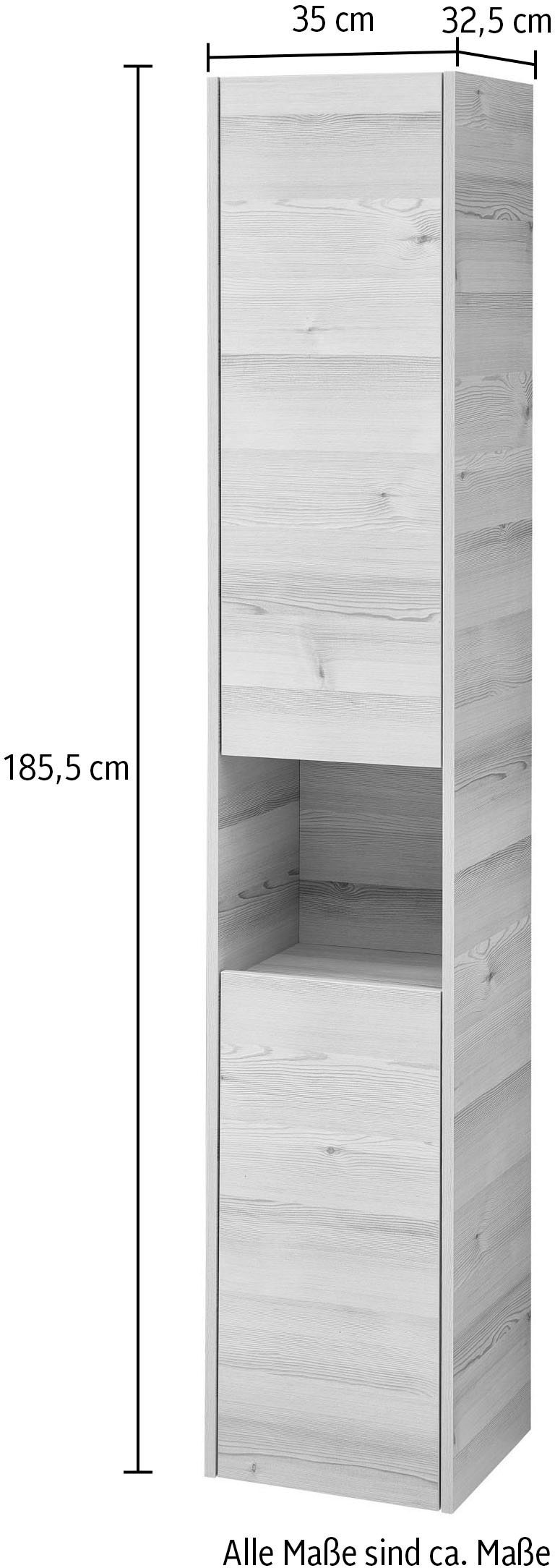 Saphir Badmöbel-Set »Quickset 393«, (Komplett-Set, 6 St.)