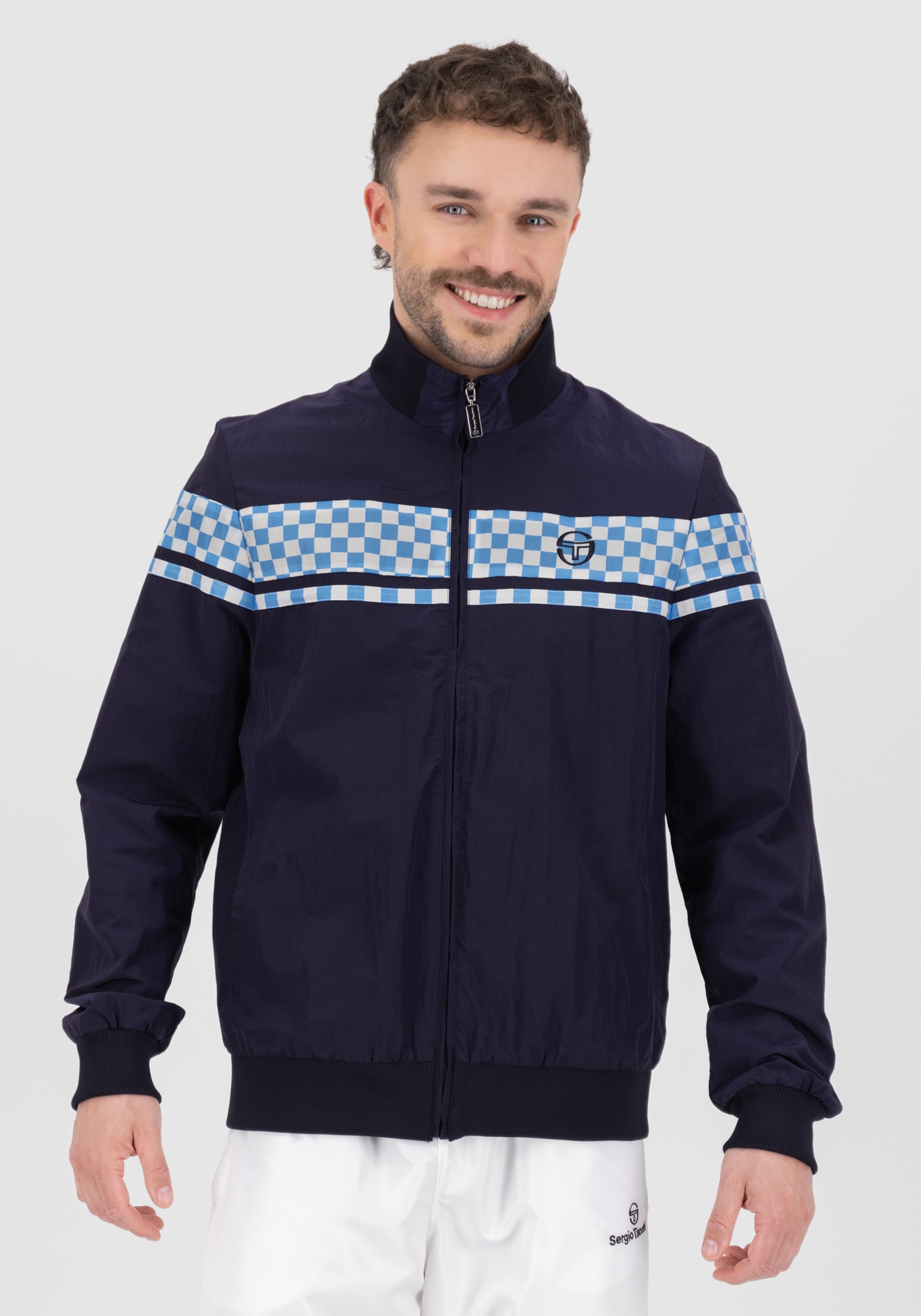 Sergio Tacchini Trainingsjacke »RENZO TT Herren«, ohne Kapuze, Trainingsjacke Herren, leichte Jacke, Retro, Sportjacke, Outdoor, Sale