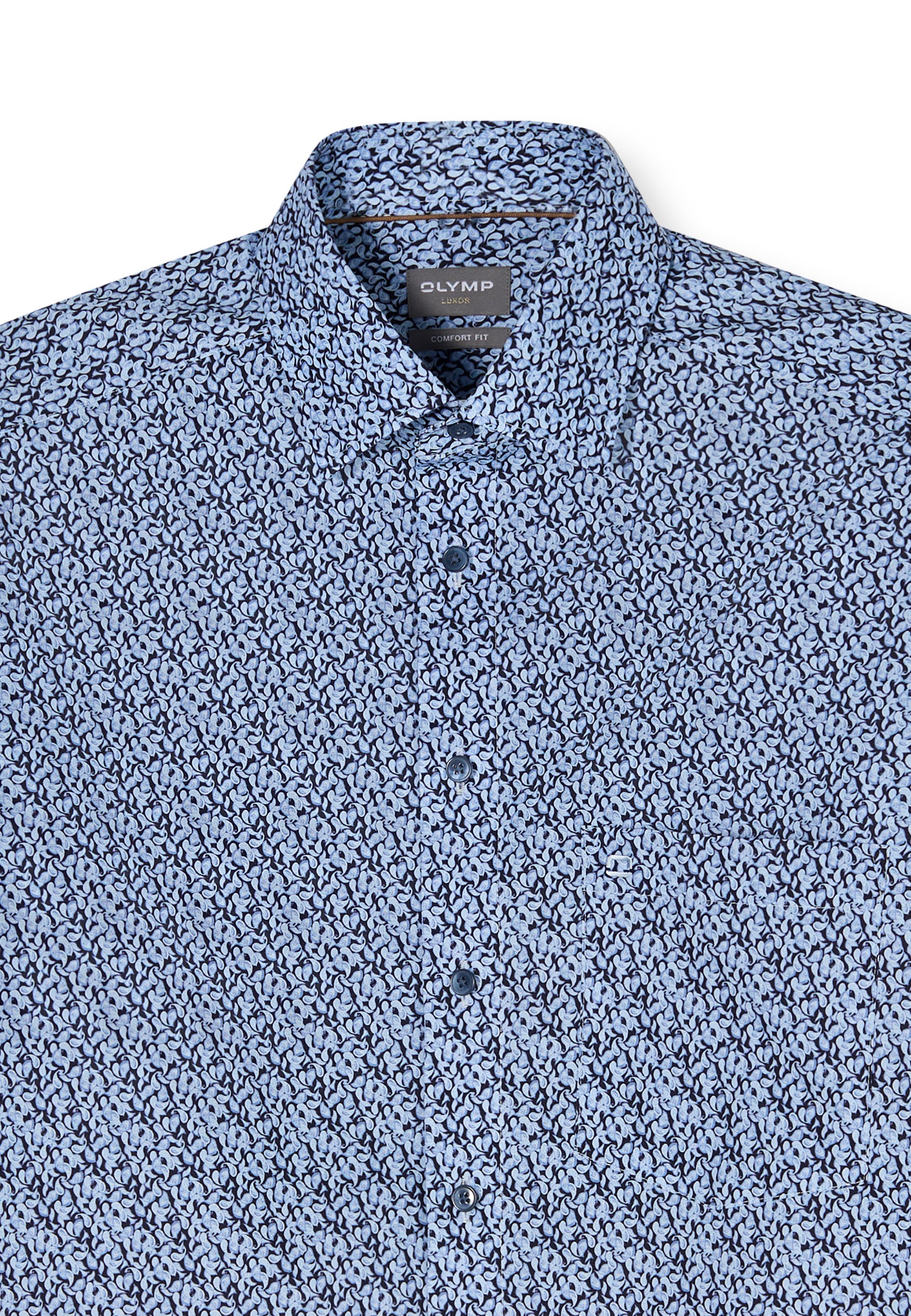 OLYMP Luxor Comfort Fit Men Shirt Navy 46 5