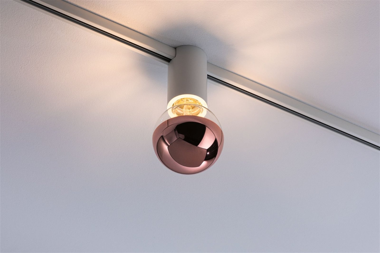 Paulmann Schienensystem-Leuchten »URail Schienenspot Socket Einzelspot E27 max. 20W 230V« E27 1 Stk. dimmbar