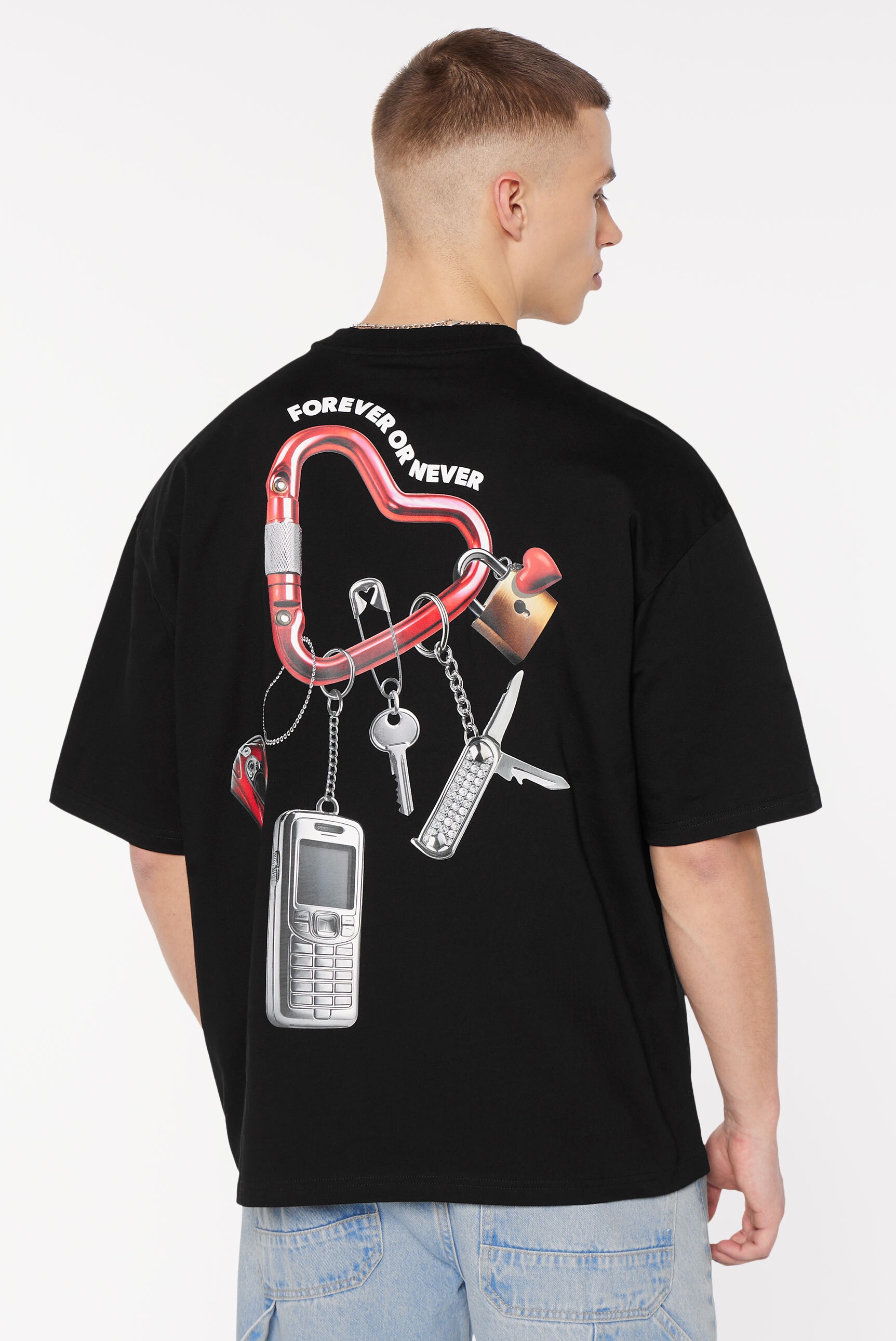 Harlem Soul Rundhalsshirt, aus Baumwolle