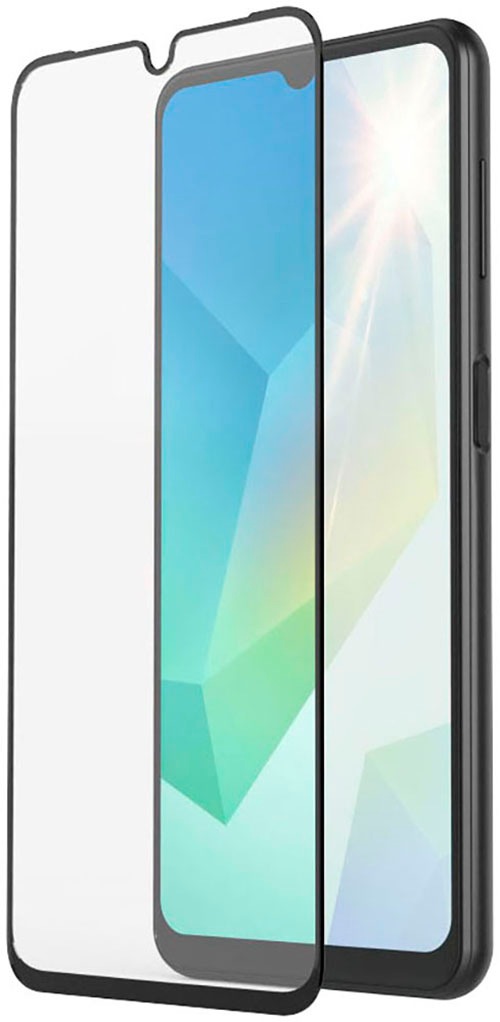 Hama Displayschutzglas »Handy-Schutzglas Antireflex 10H für Samsung Galaxy A17 A17 5G A18« D3O-Technologie, Antireflexion, 10H-Härte, Fullscreen