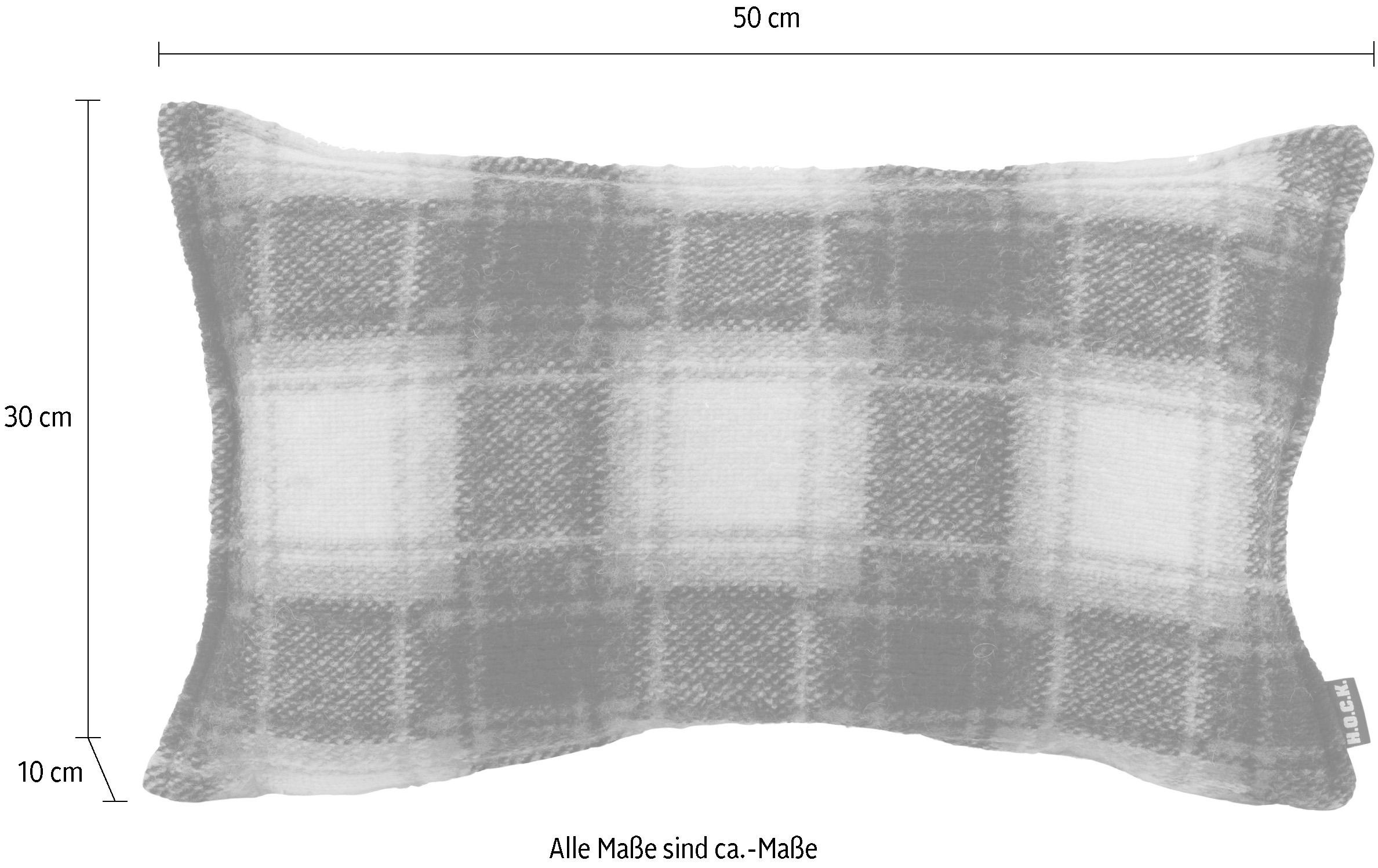 H.O.C.K. Dekokissen »Scorpio«, mit Karomuster, Kissenhülle mit Füllung, 1 Stück