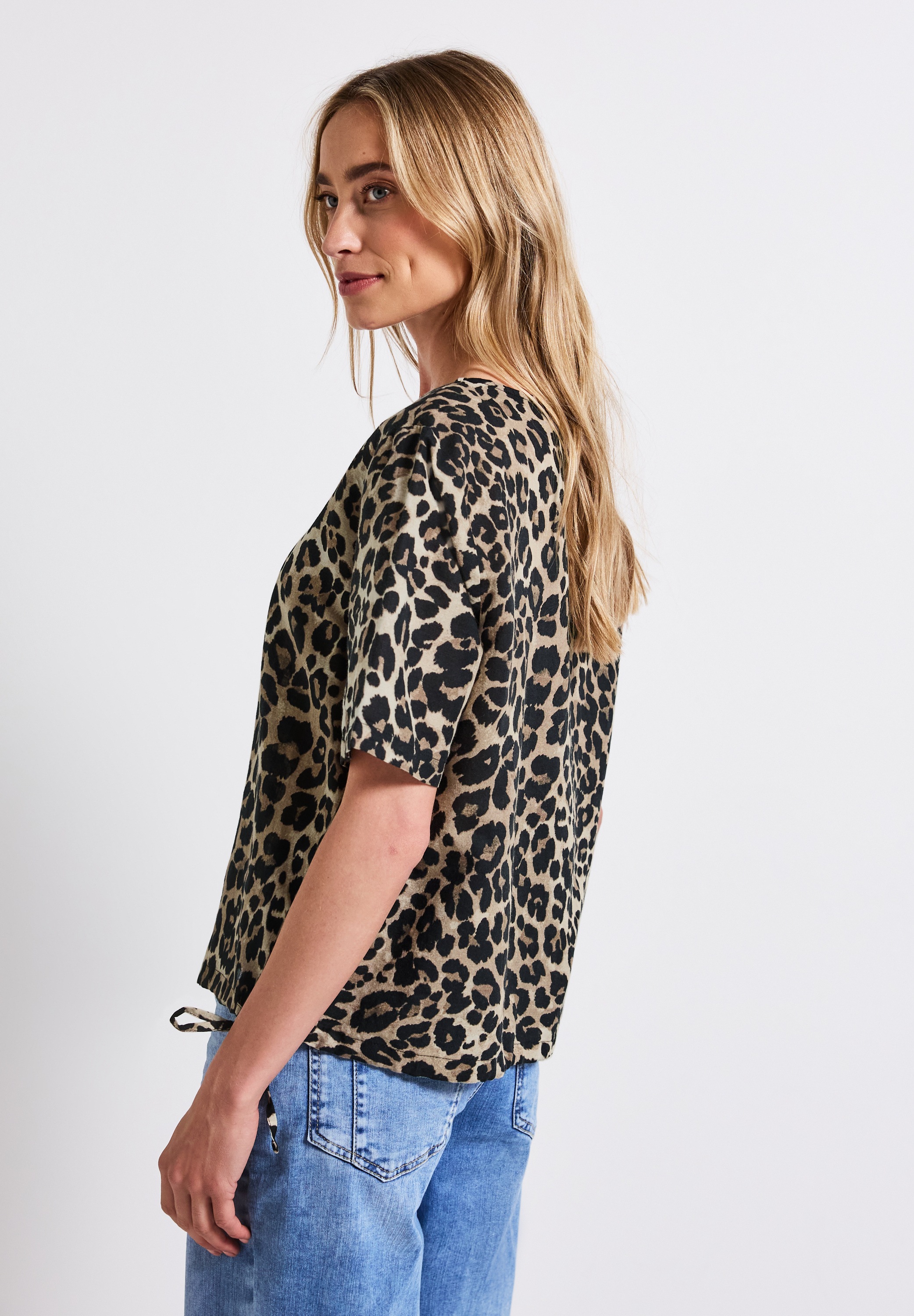 STREET ONE Shirtbluse, mit Tunnelzugsaum günstig online kaufen