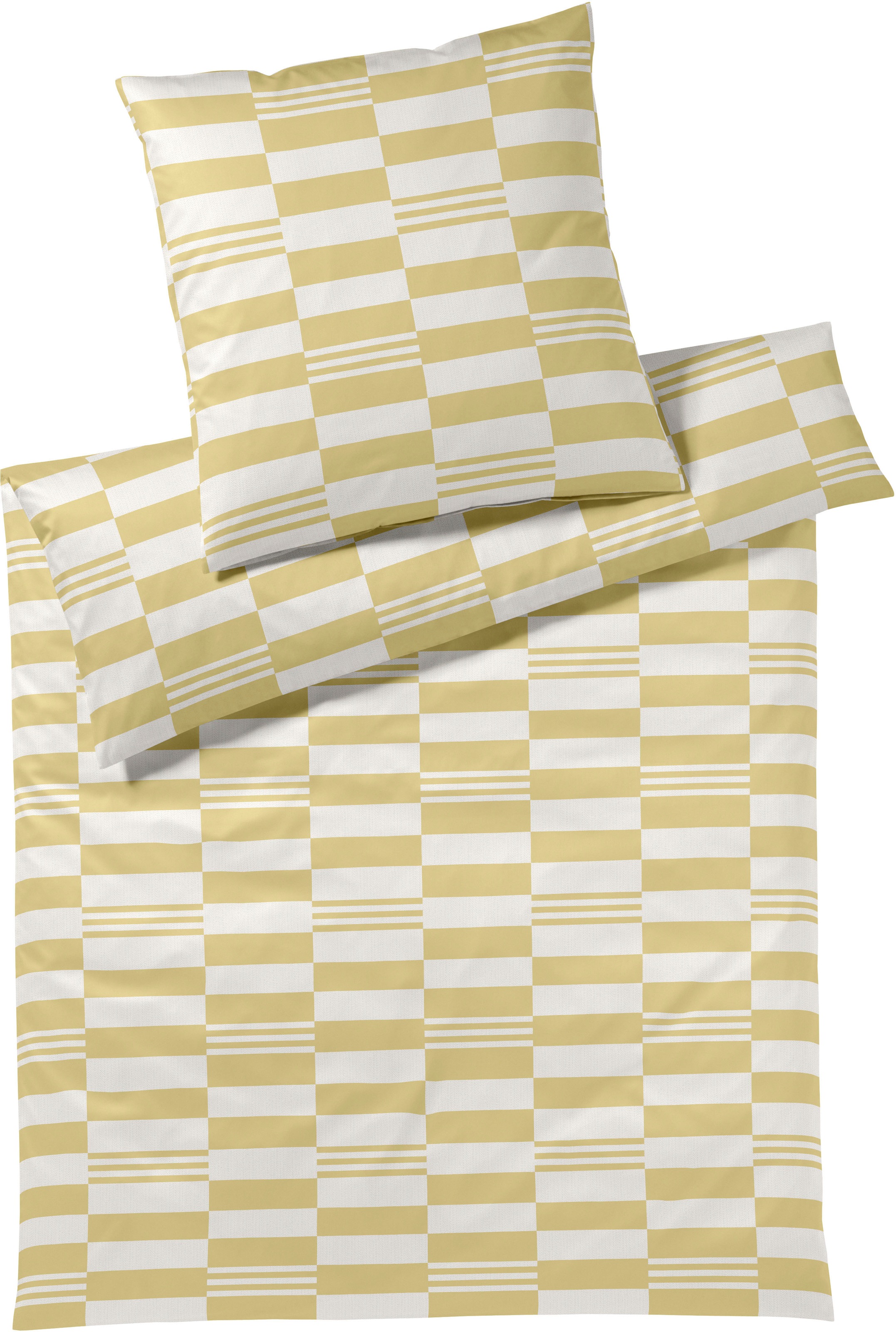 Elegante Bettwäsche "Skip" 2 Stk. tlg. angenehmes Hautgefühl günstig online kaufen