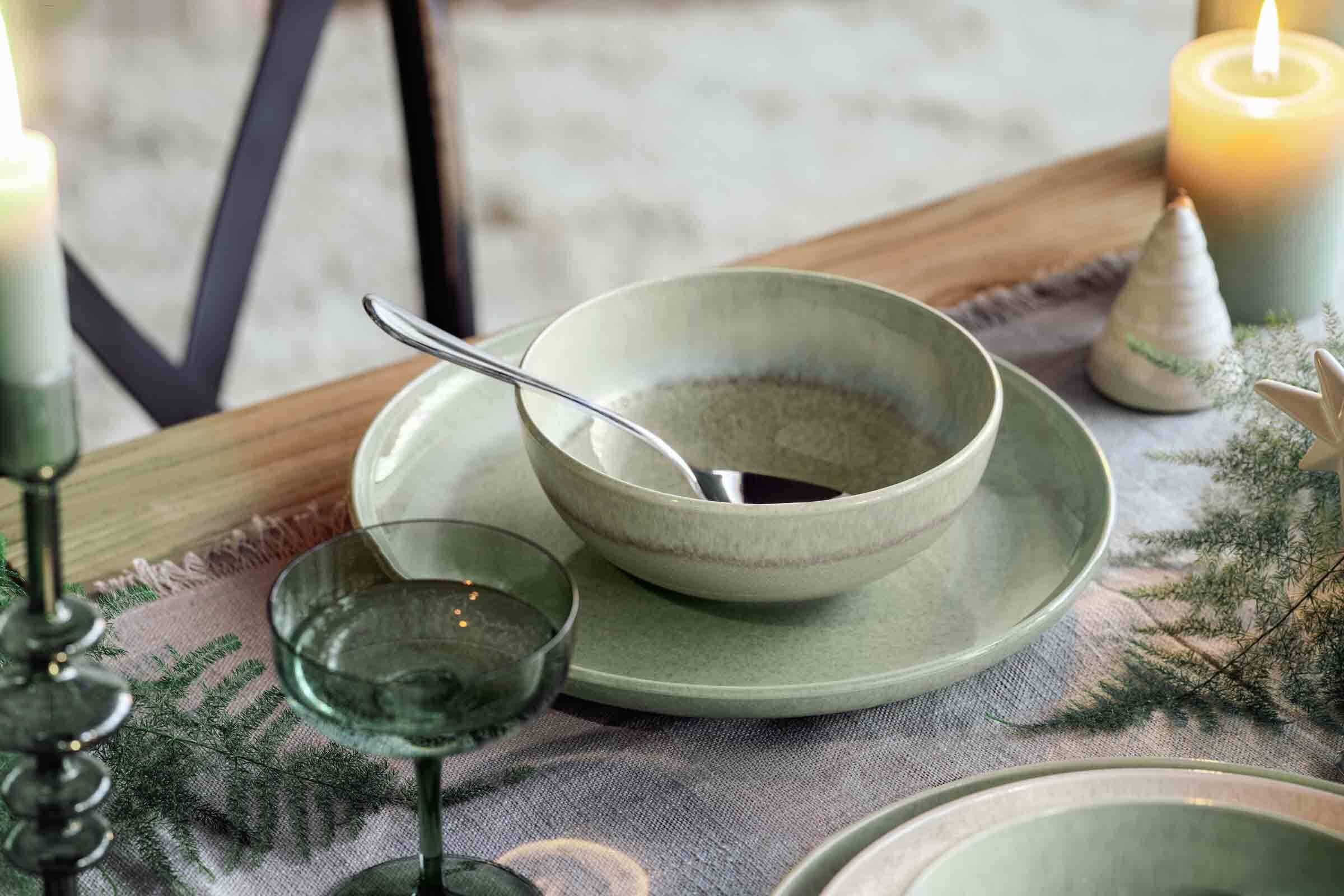 like. by Villeroy & Boch Schale »Schüsseln Perlemor Alga 590 ml 4er Set grün«