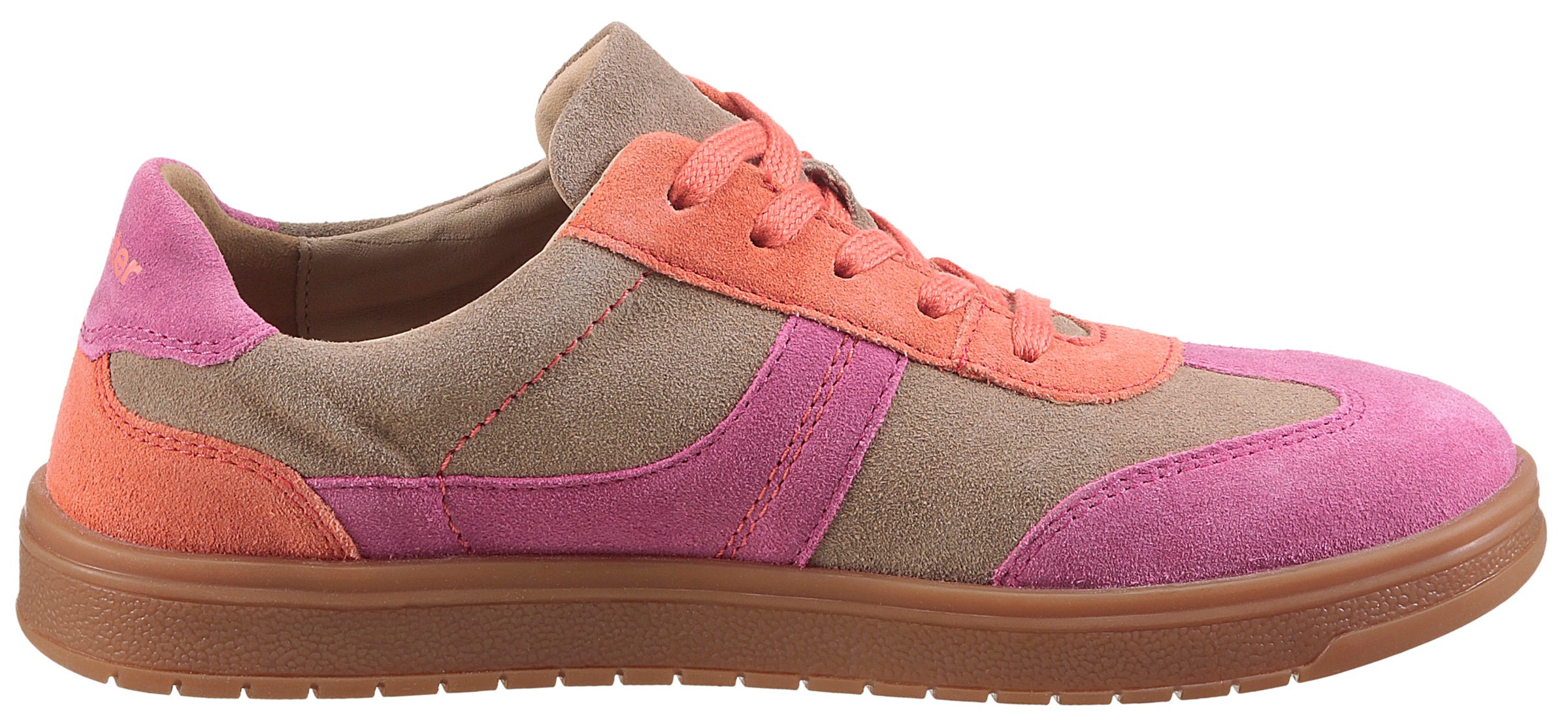 Richter Sneaker »1893 WMS: mittel«, Schnürschuhin cooler Farbkombi, Größenschablone zum Download