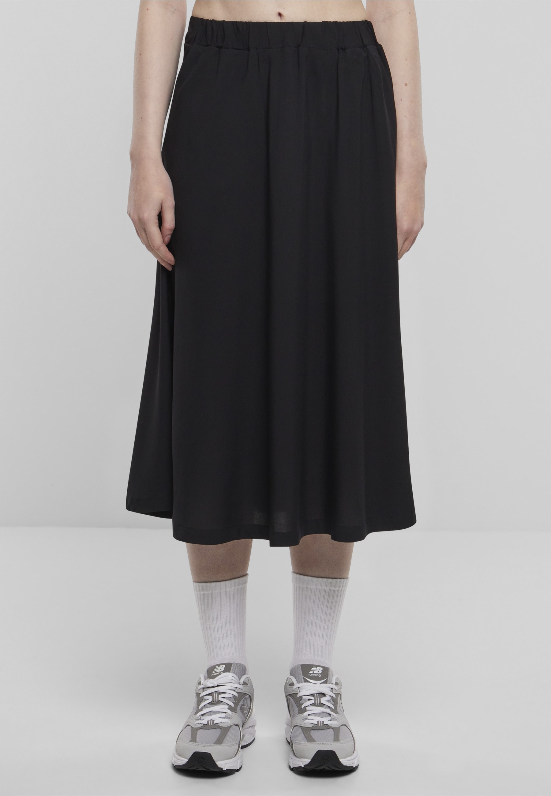 URBAN CLASSICS Sommerrock »Urban Classics Damen Ladies Viscose Skirt« 1 Stk.