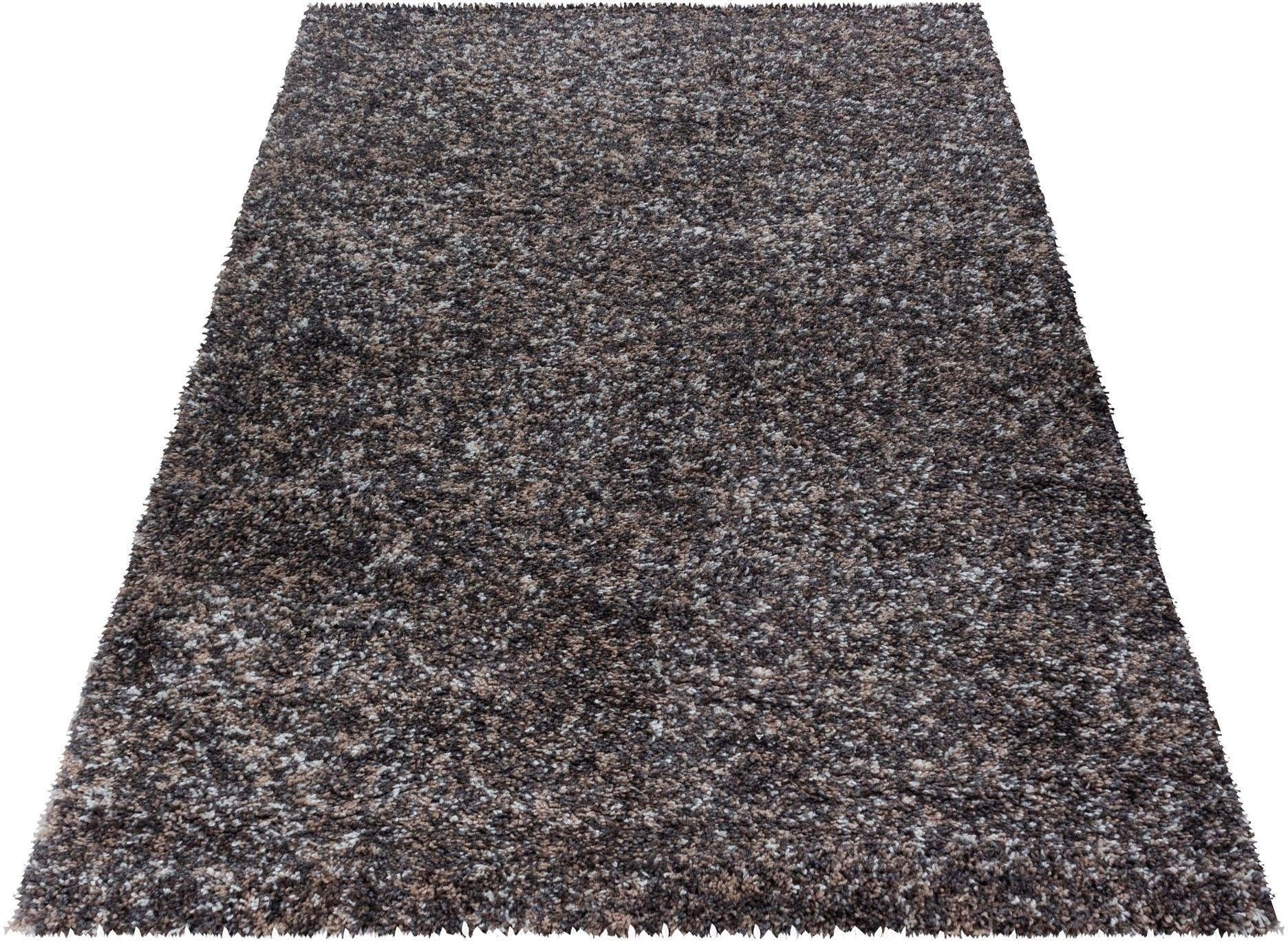 Ayyildiz Teppiche Hochflor-Teppich »Enjoy Shaggy«, rechteckig, 50 mm Höhe, auch als Läufer, Shaggy, Langflor, meliert, Wohnzimmer