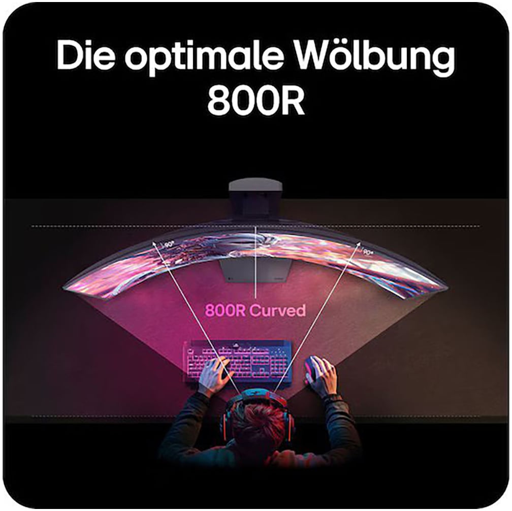 LG Curved-Gaming-OLED-Monitor »39GX900A« 99 cm/39 ″  3440 x 1440 px WQHD 0,03 Reaktionszeit 240 Hz