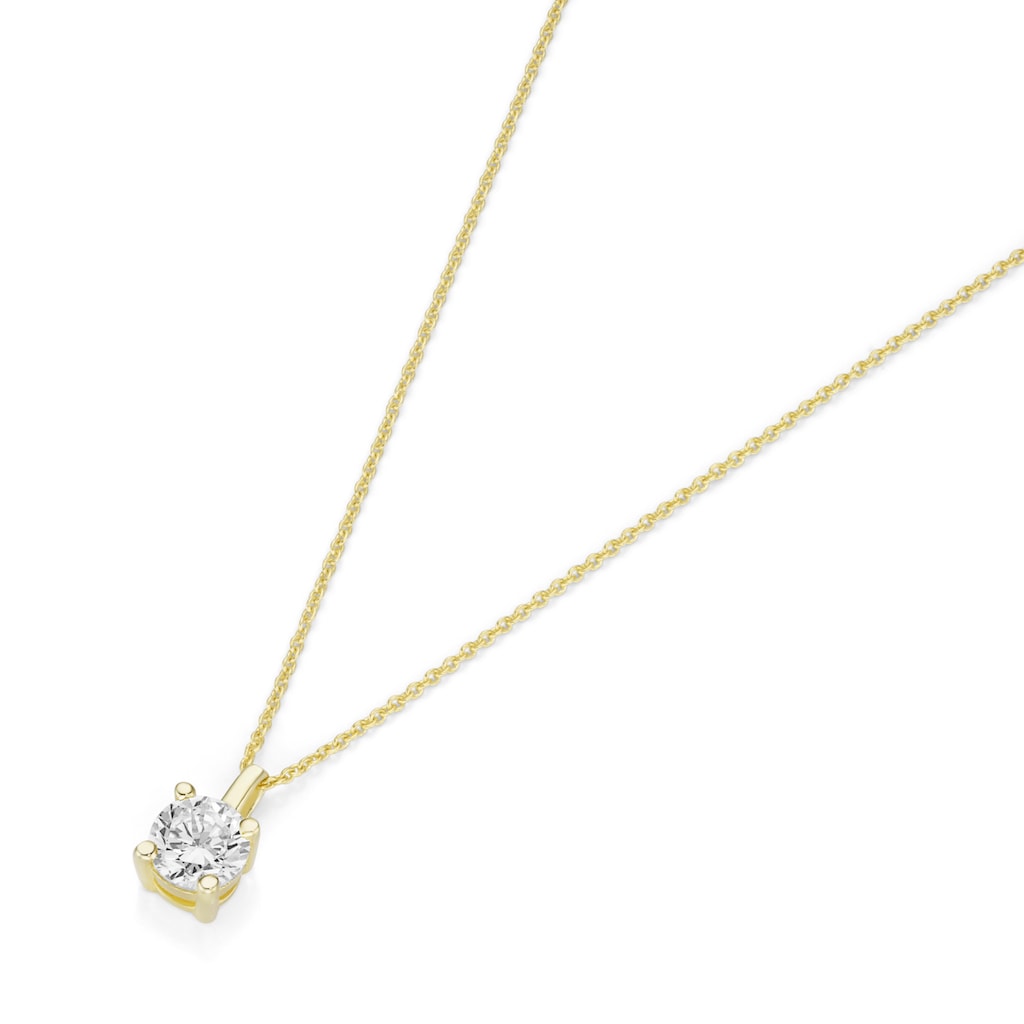 Luigi Merano Goldkette »mit Brillant Anhänger« Luigi Merano Goldkette »mit Brillant Anhänger«