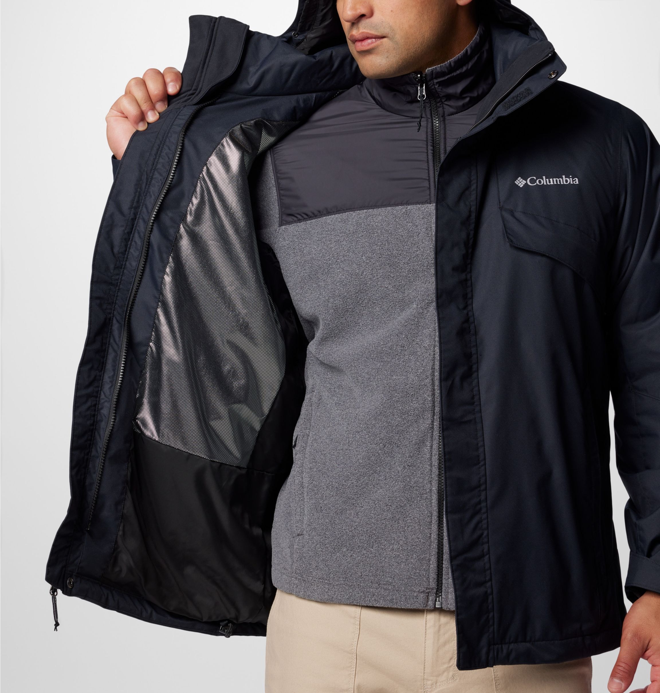 Columbia Doppeljacke »BUGABOO III FLEECE INTERCHANGE JACKET«, (2 St.)