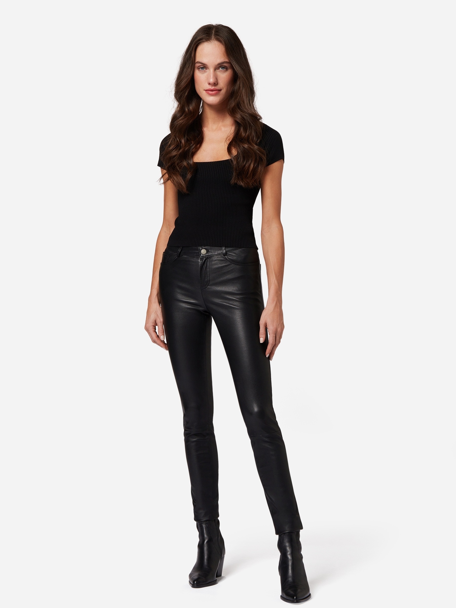 RICANO 5-Pocket-Hose »Lederhose PND (Stretch)«  Handgefertigt aus echtem Leder