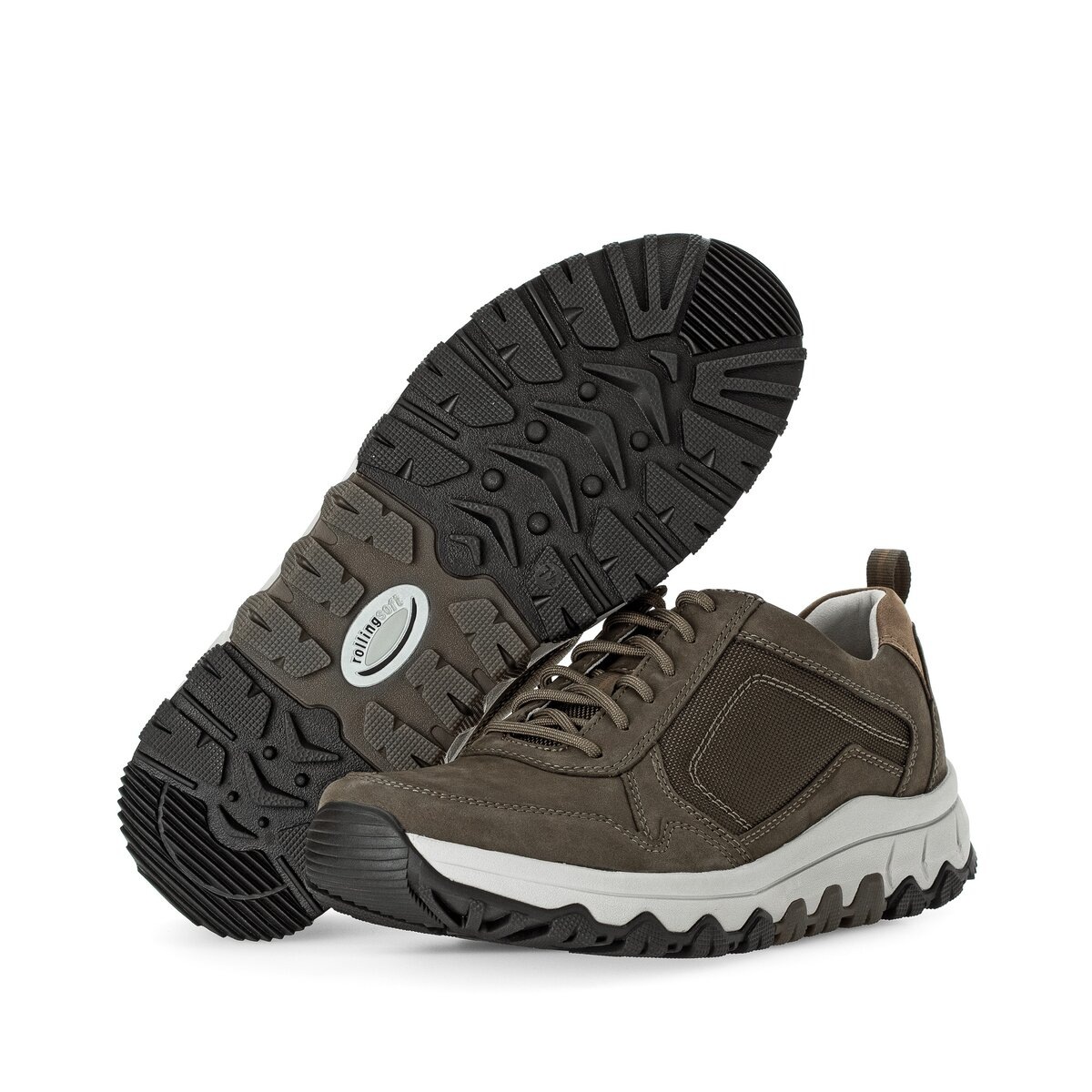 Sneaker GABOR "Sneaker low", Herren, Gr. 44,5, grün, Schuhe Sneaker 3