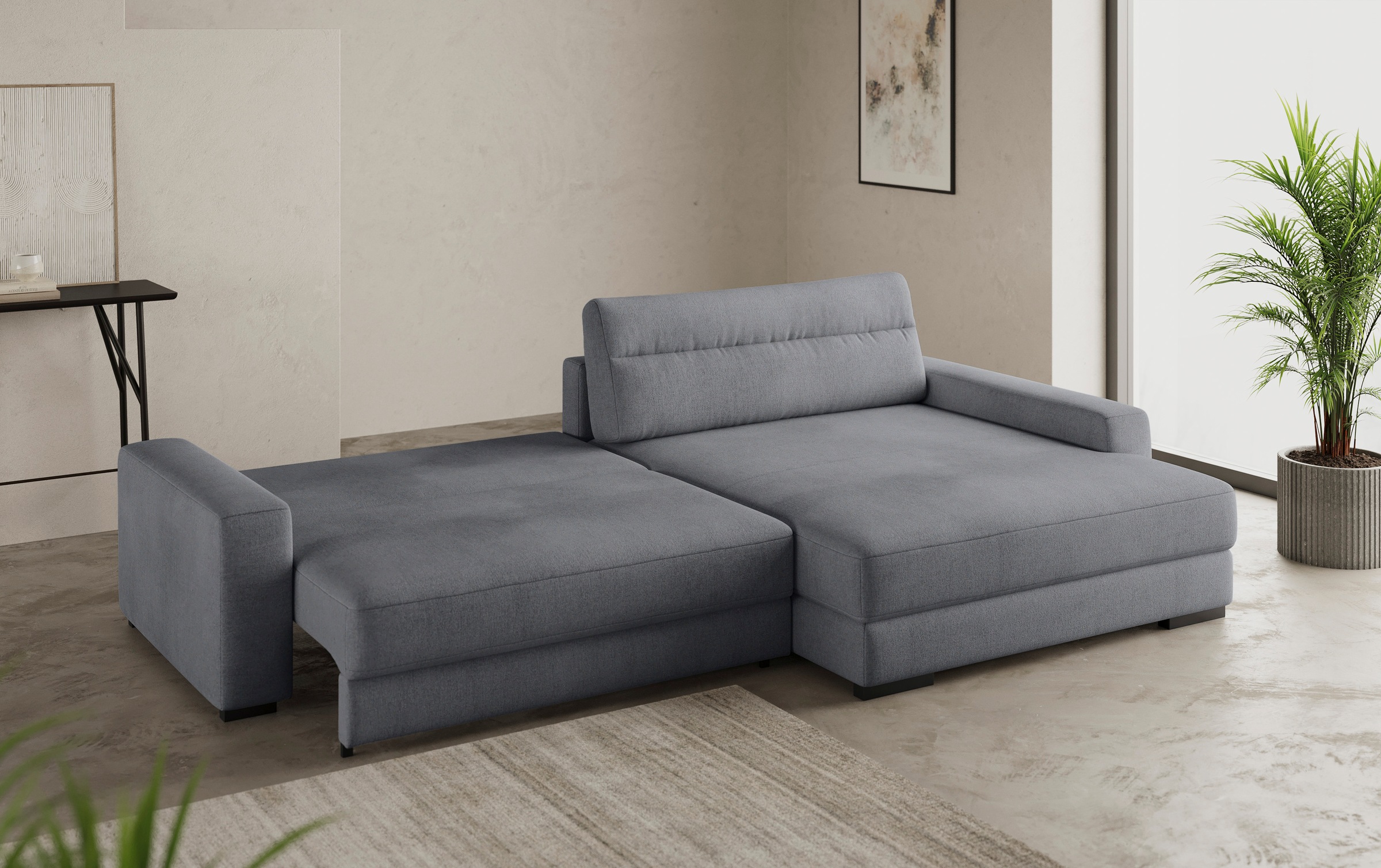 Mr. Couch Ecksofa »Marcello L-Form«, inklusive EasyBett und Bettkasten