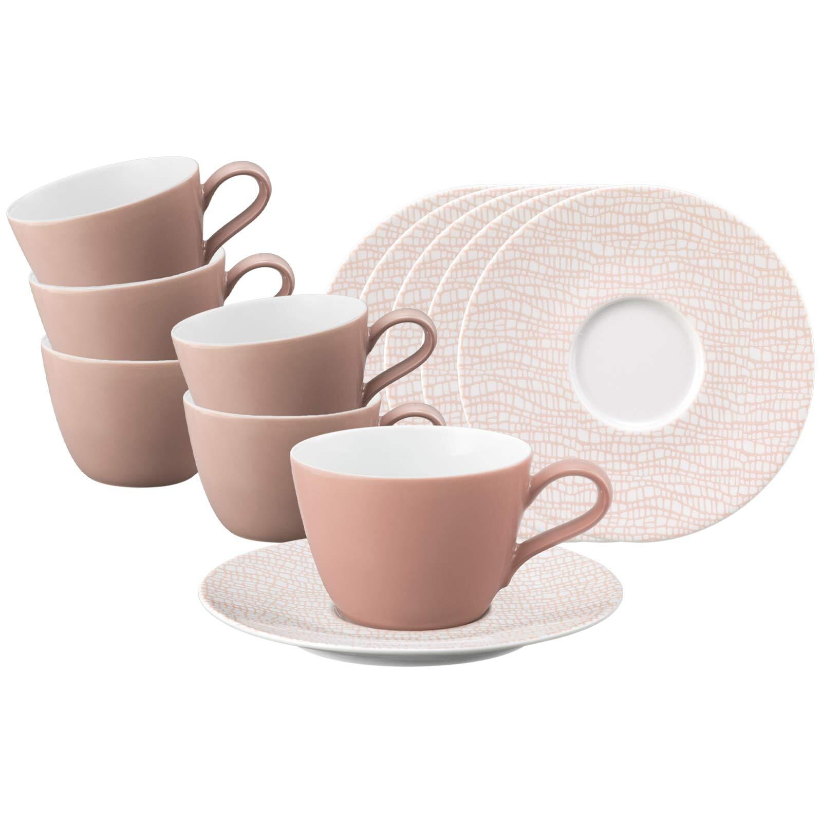 Seltmann Weiden Tasse "Kaffeetassen mit Untertassen Life Fashion 240 ml 6er günstig online kaufen