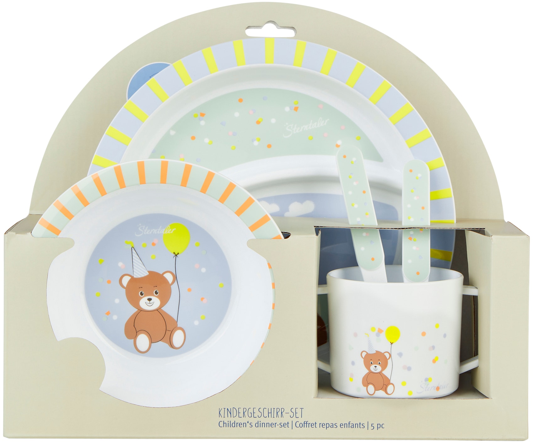 Sterntaler® Kindergeschirr-Set »FAMILIE Bär«