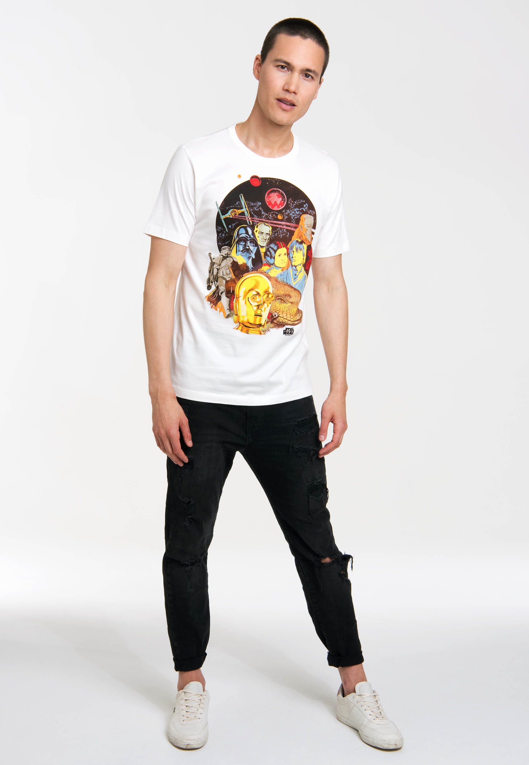 LOGOSHIRT T-Shirt »Star Wars«, mit hochwertigem Siebdruck