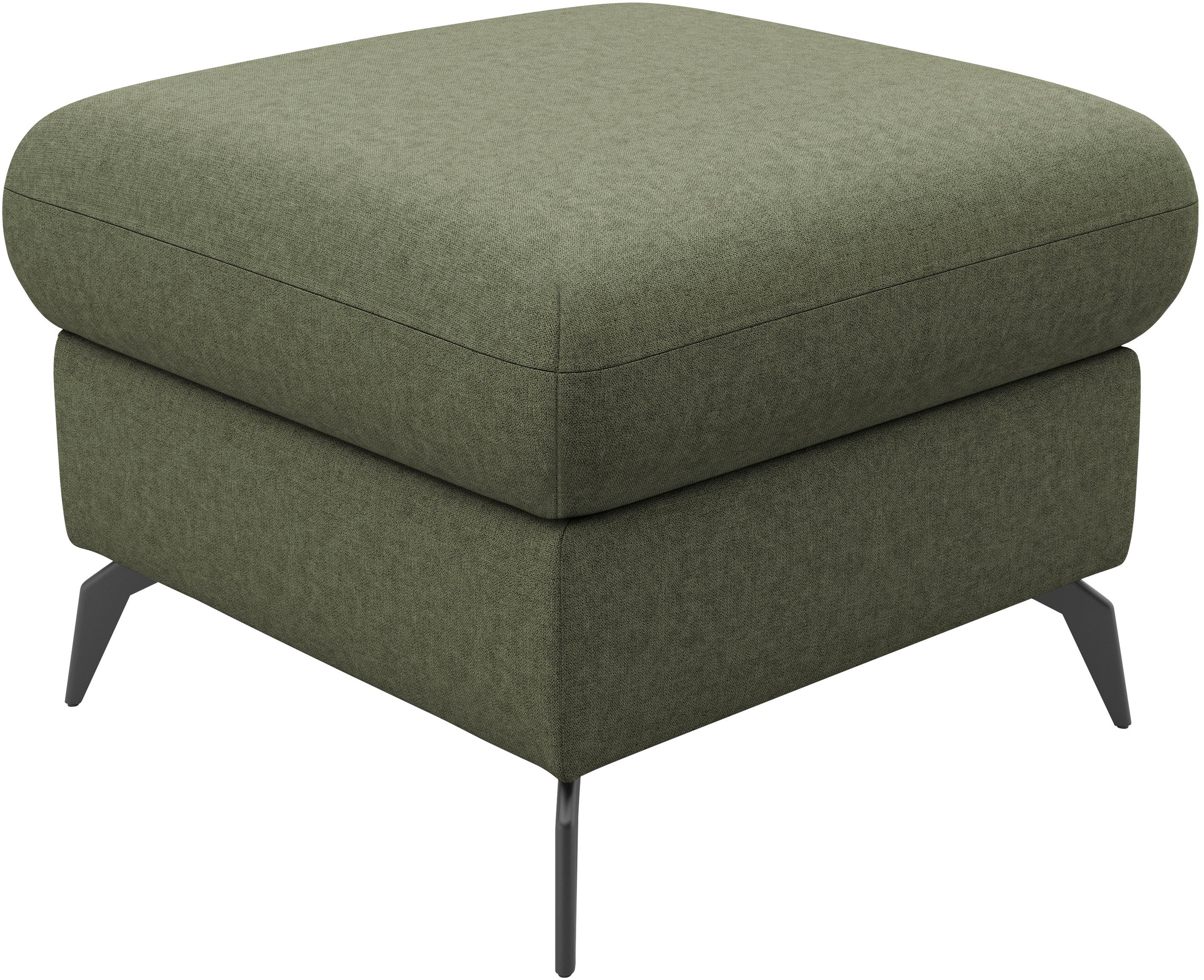 Home affaire Polsterhocker "Rochelle", (1 St.), moderne 15 cm Metallfüße günstig online kaufen
