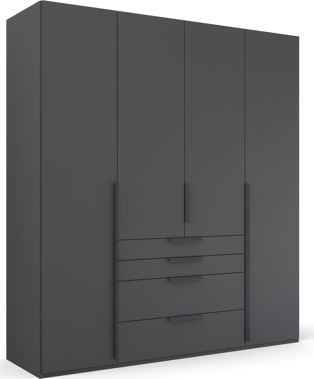 rauch Drehtürenschrank "Kleiderschrank Schrank Garderobe Wäscheschrank PURISMA" in den Breiten 151/201/251/301 cm, inkl. SOFT-CLOSE-FUNKTION, mit Schubladen und umfangreichem Zubehör MADE IN GERMANY