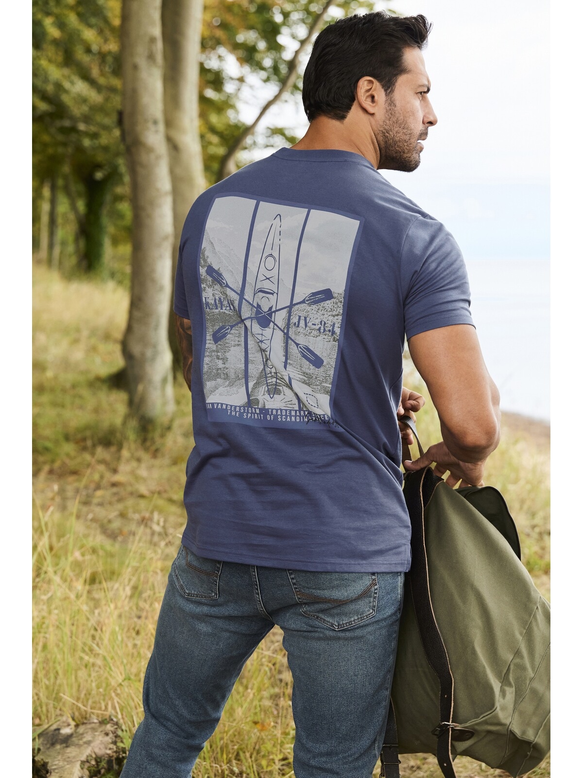 Jan Vanderstorm Rundhalsshirt »T-Shirt INGEFRERK«, (1 tlg.)