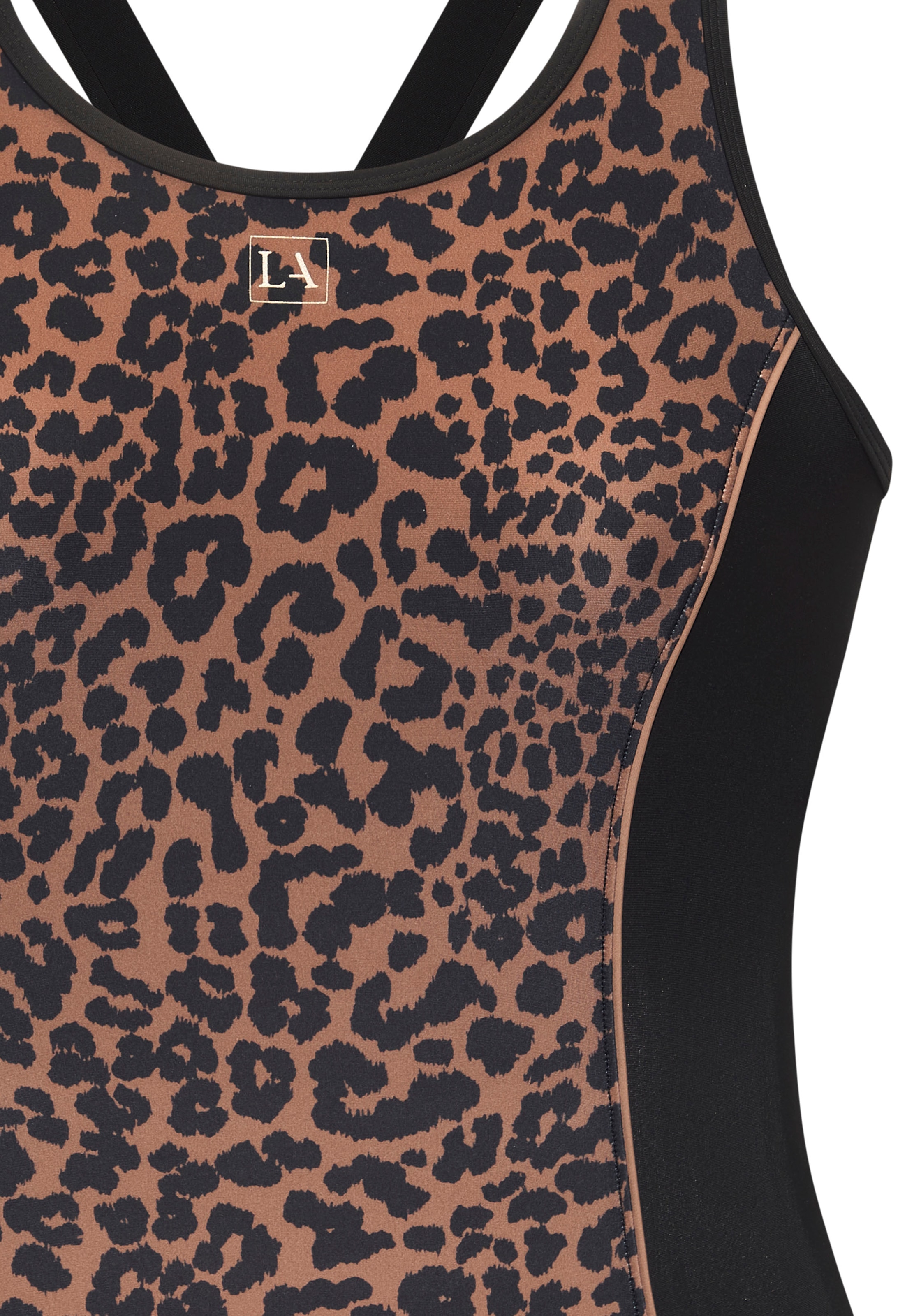 LASCANA ACTIVE Badeanzug, mit Leo-Print