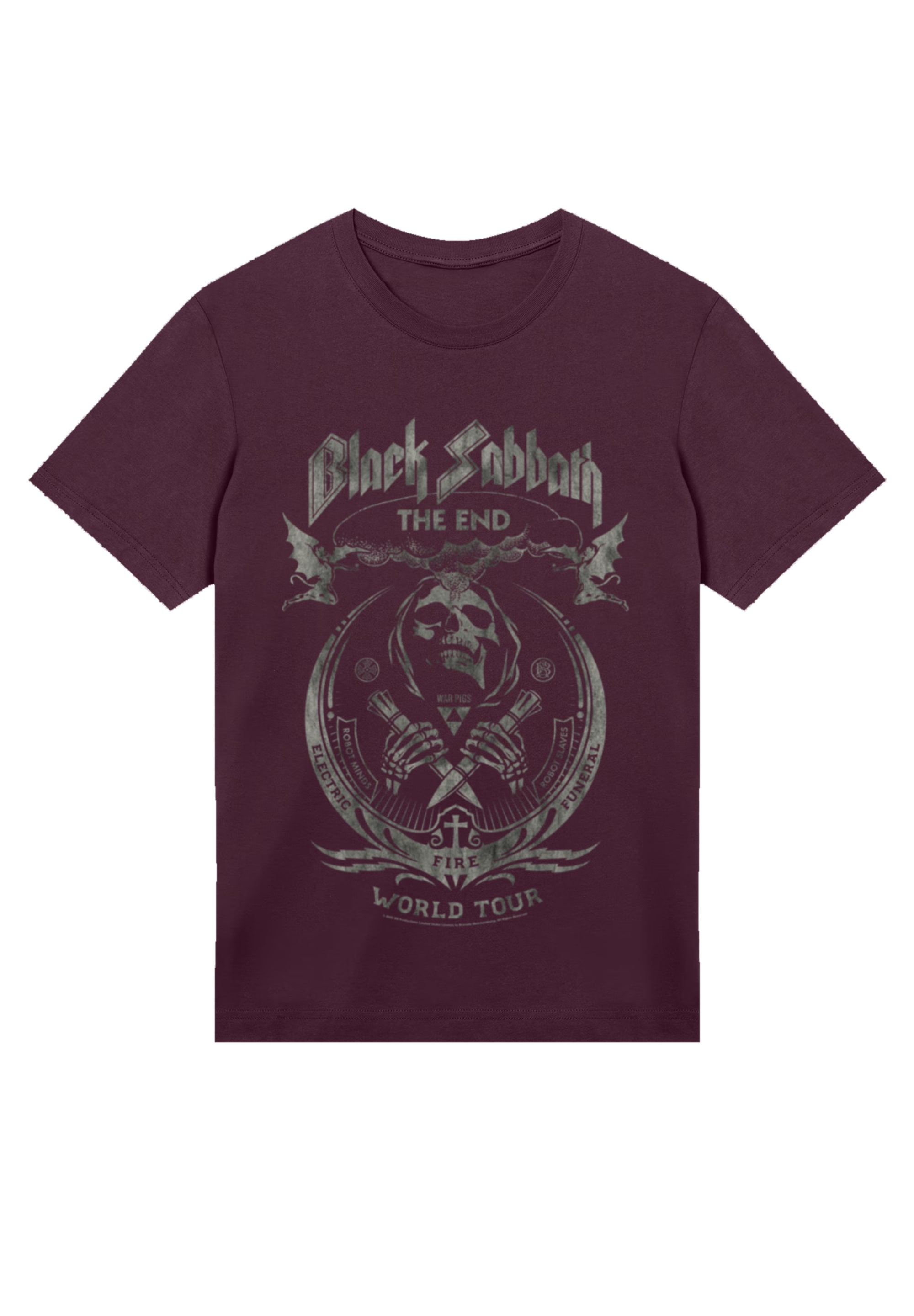 F4NT4STIC T-Shirt »Black Sabbath The End World Tour«, Premium Qualität