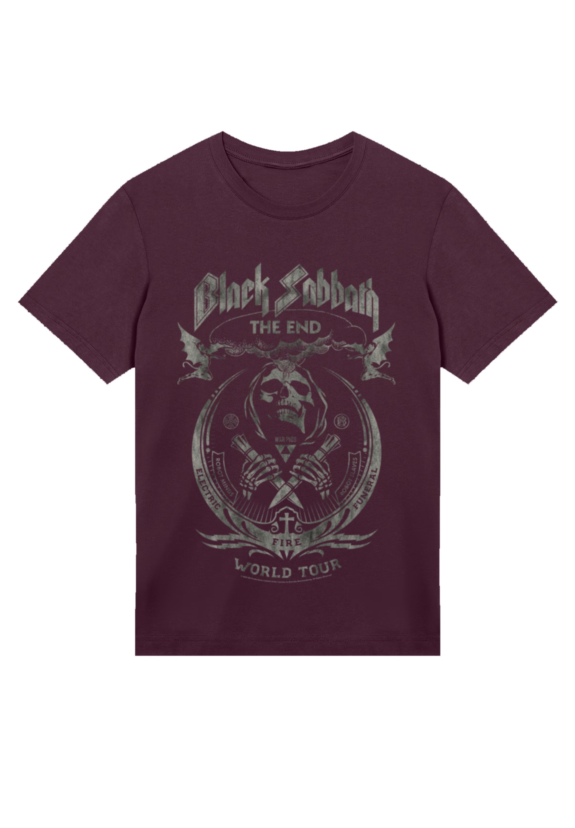 F4NT4STIC T-Shirt "Black Sabbath The End World Tour" Premium Qualität günstig online kaufen