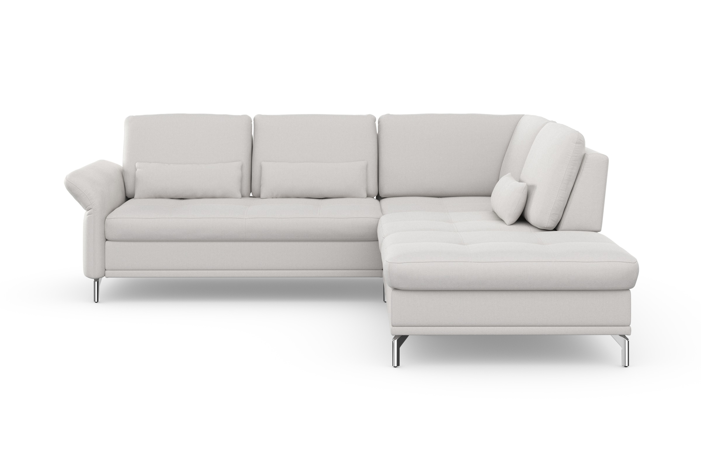 Home affaire Ecksofa "Palm Beach L-Form" Federkern, mit Sitztiefenverstellu günstig online kaufen