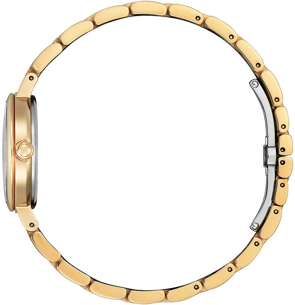 Citizen Solaruhr, Armbanduhr, Damenuhr, Edelstahlarmband, Saphirglas