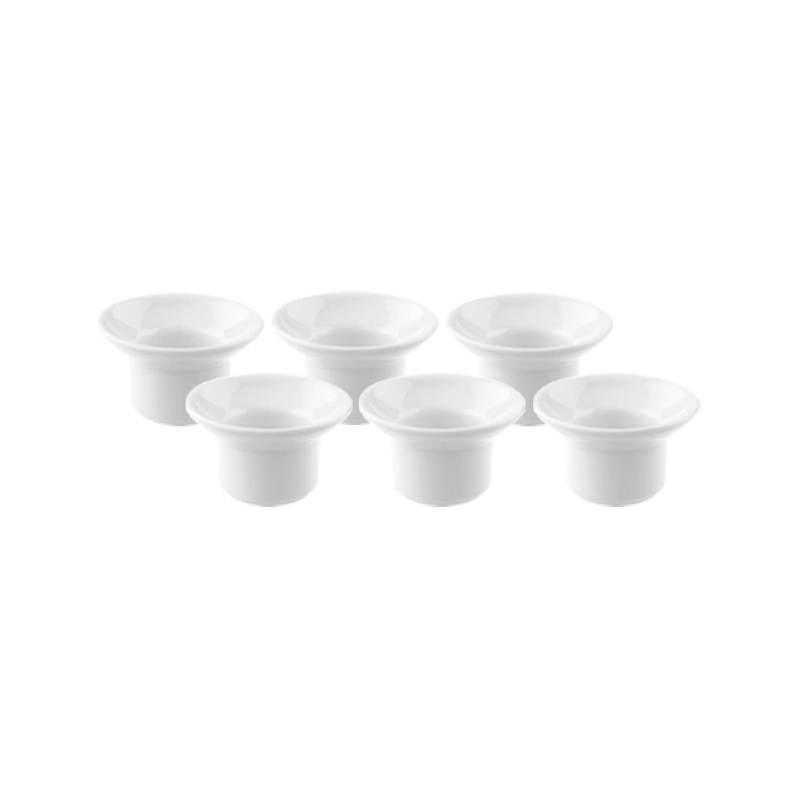 VILLEROY & BOCH Eierbecher "Eierbecher Royal ø 7 cm 6er Set weiß", weiß, Eierbecher