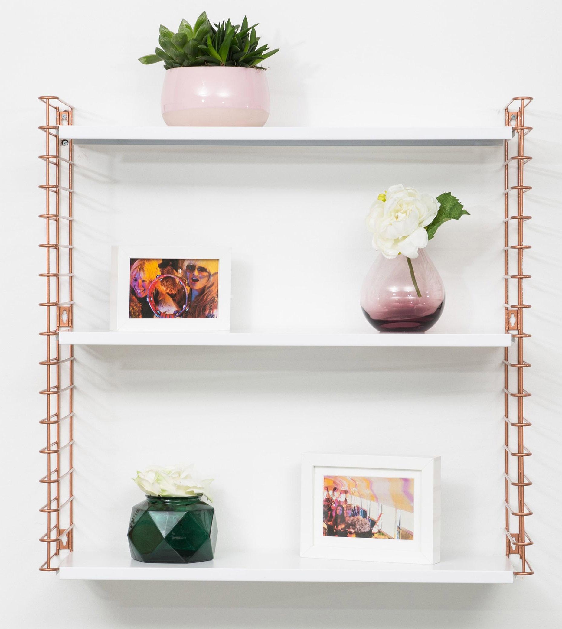 Thumbnail - Metaltex Wandregal "Tomado" Seitengitter kupferfarben